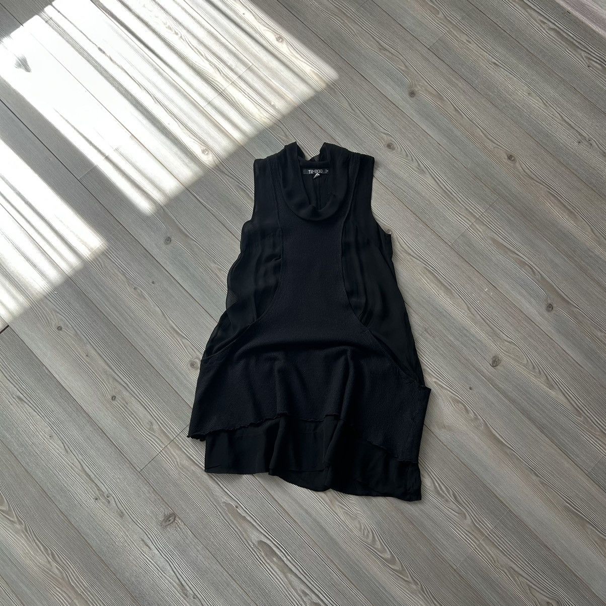 Transit TR-900 Transit Par Such Wool / Viscose Avantgarde Dress Size XS / US 0-2 / IT 36-38 - 8 Thumbnail