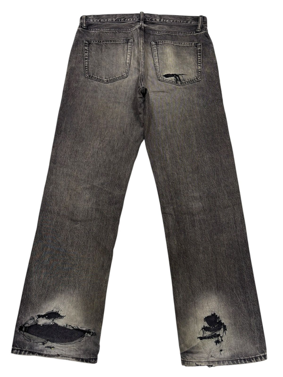 Undercover Rusty Baggy Faded Black Uniqlo Distressed Denim Jeans Size US 36 / EU 52 - 2 Thumbnail