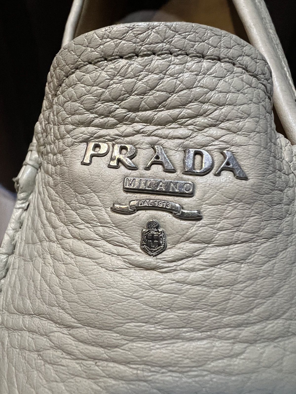 Prada × Vintage Vintage PRADA Logo Moccasin Loafers y2k Size US 8 / IT 38 - 7 Thumbnail
