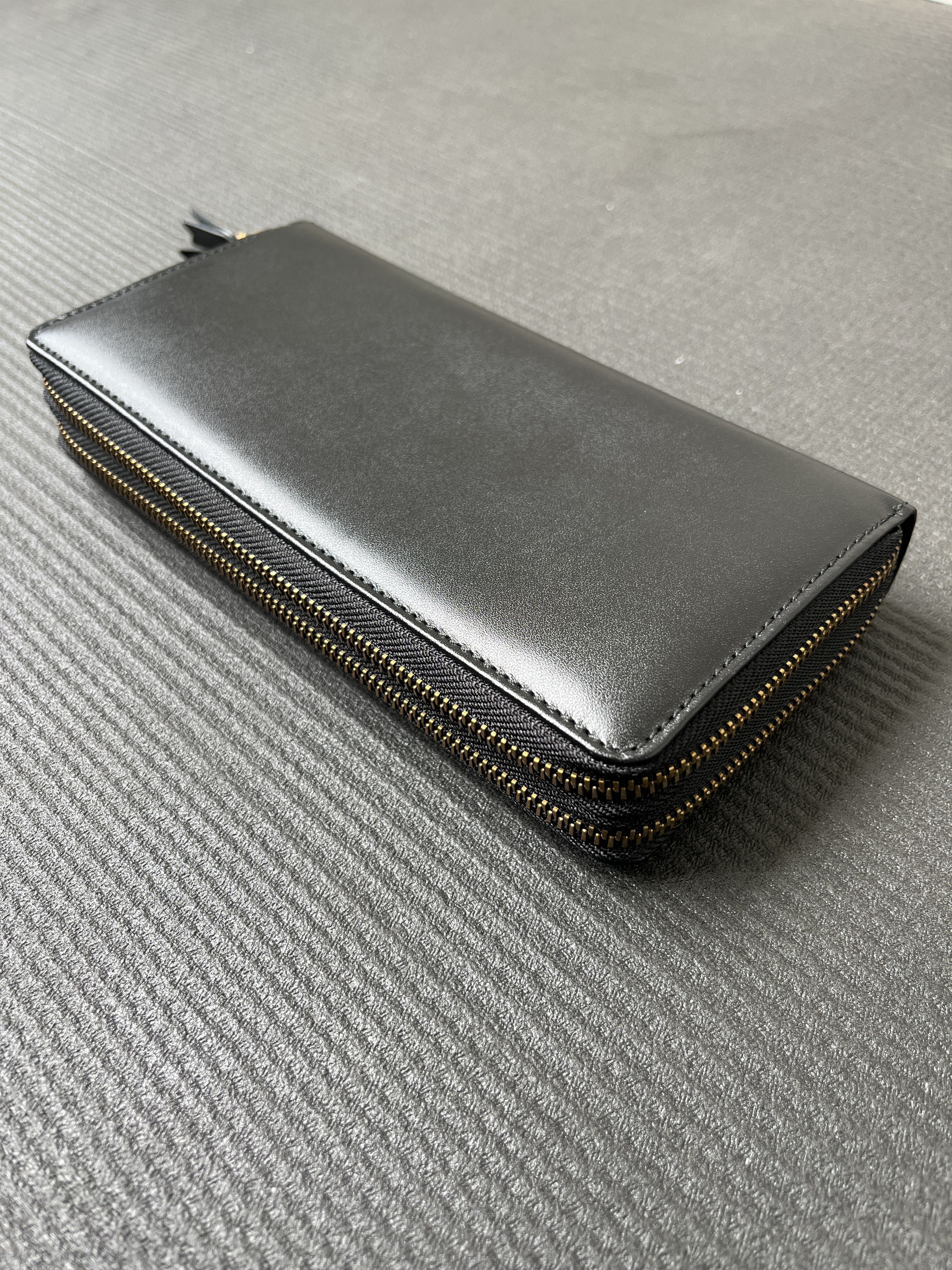 Comme des Garcons Comme des Garcons Classic Leather Double Zip Long Wallet Size ONE SIZE - 2 Thumbnail