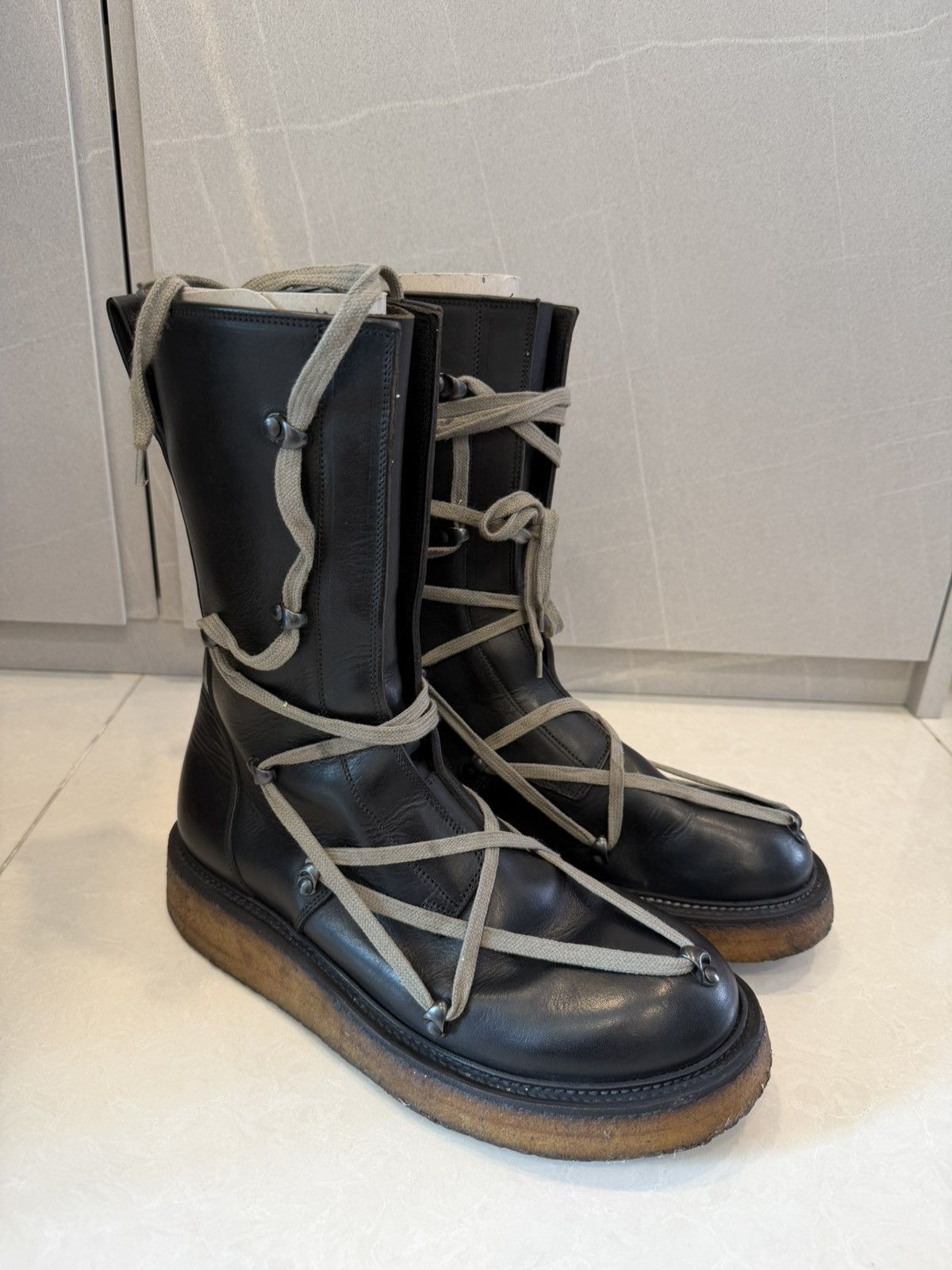 Rick Owens RICK OWENS PENTAGRAM CREEPER BOOTS Size US 8.5 / EU 41-42 - 1 Thumbnail