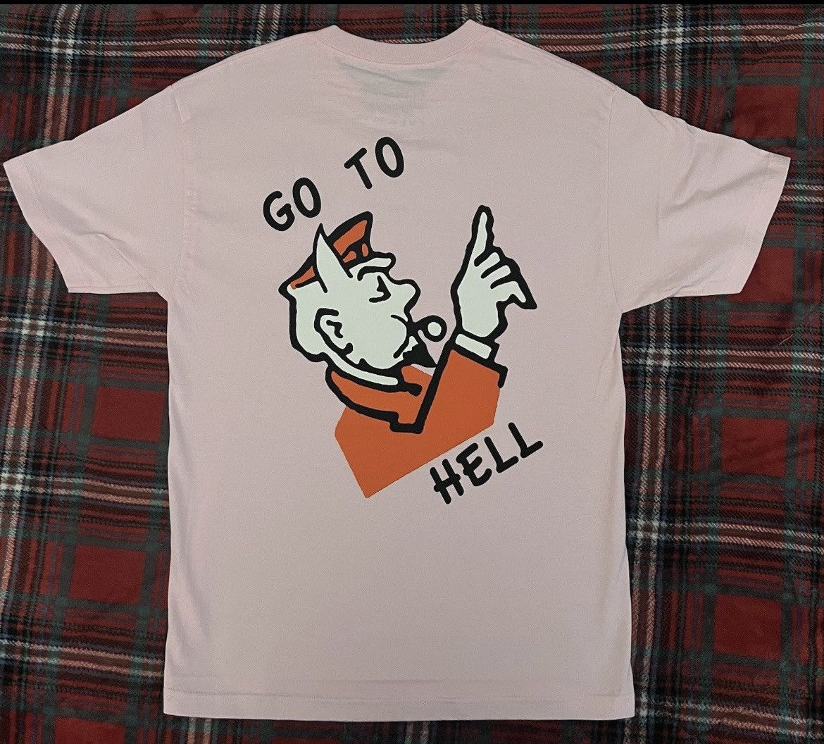Superrradical Superrradical “Go To Hell” Pink Shirt Lil Peep GothBoiClique Size US L / EU 52-54 / 3 - 4 Thumbnail
