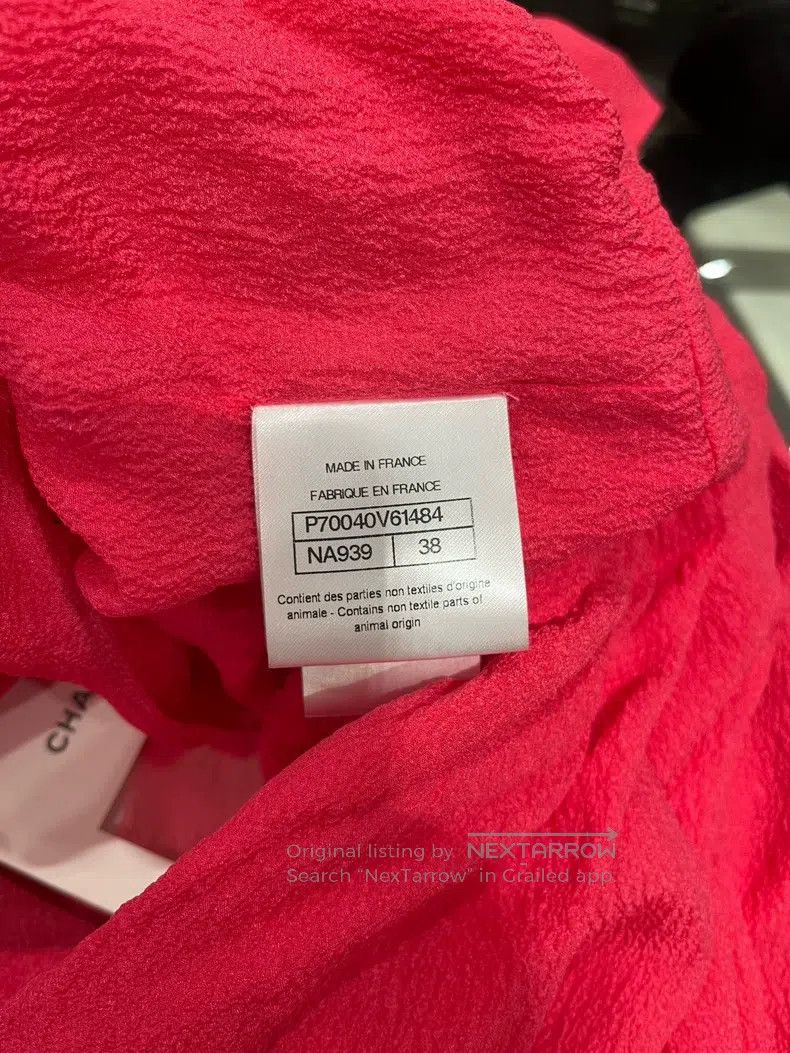 Chanel Chanel 21-year-old rose-red ruffled dress Size XS / US 0-2 / IT 36-38 - 5 Thumbnail