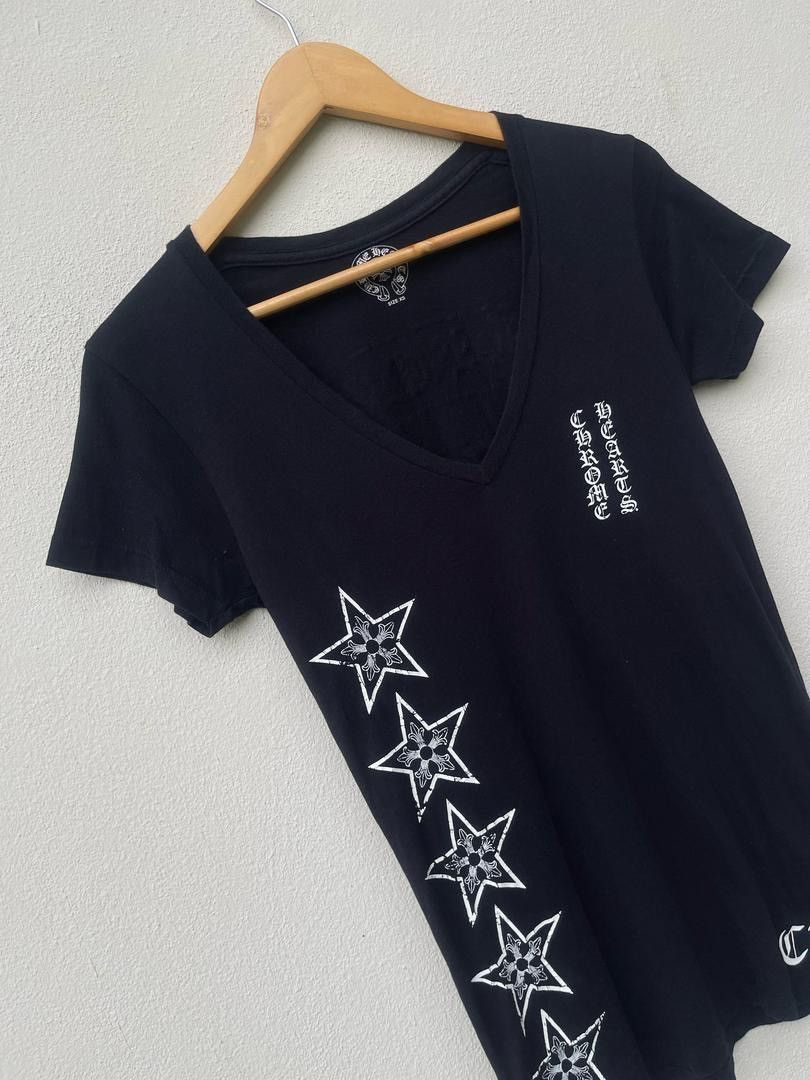Chrome Hearts Chrome Hearts T-Bar Scroll Star Logo Tee Size US XS / EU 42 / 0 - 4 Thumbnail