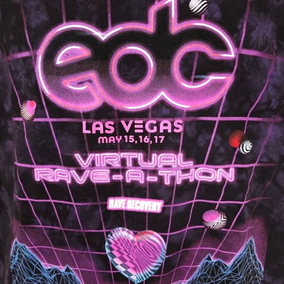 Vintage VINTAGE EDC Shirt Mens Size Medium Purple Electric Daisy Carnival Las Vegas Made In US Size US M / EU 48-50 / 2 - 3 Thumbnail