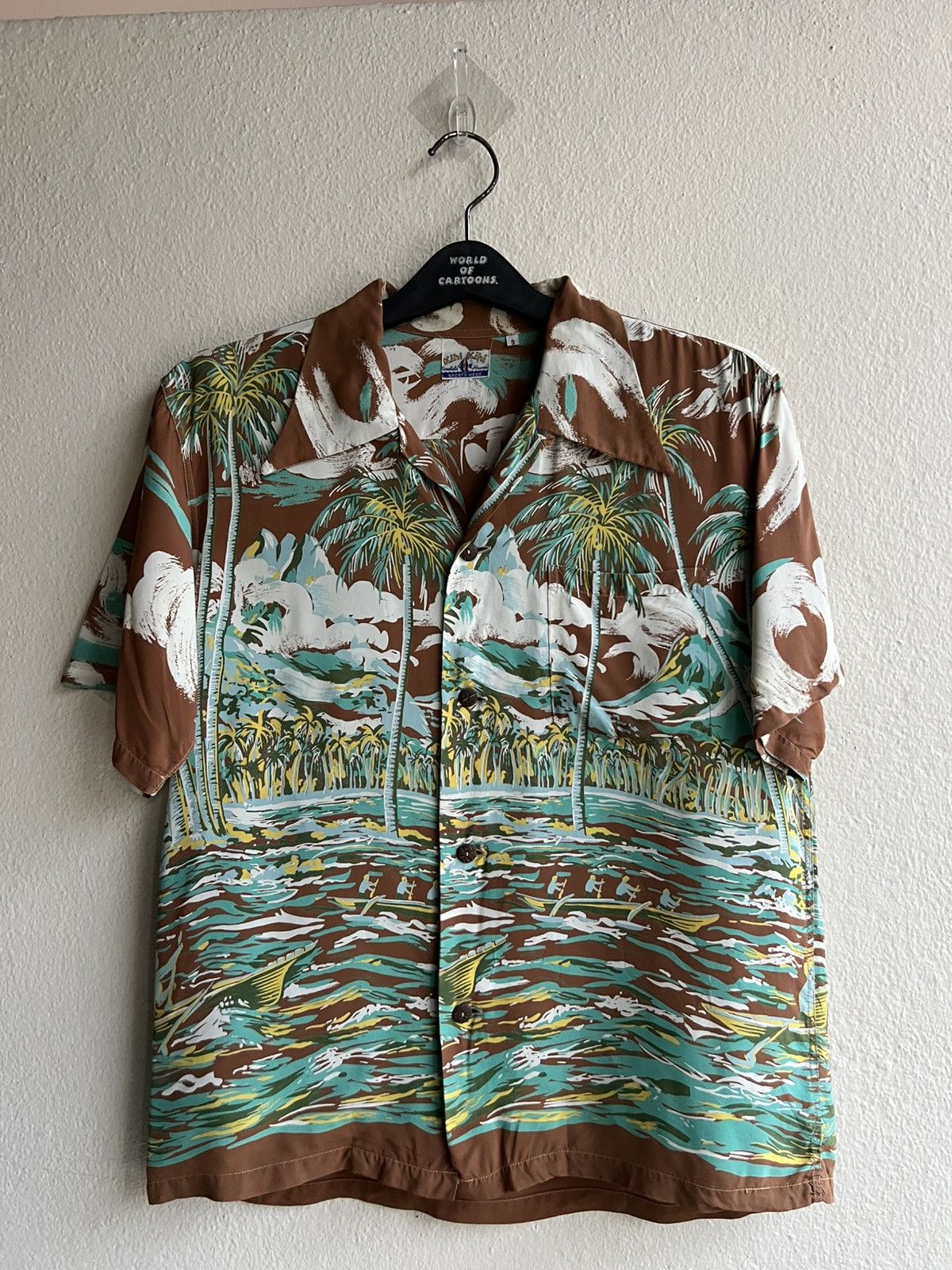 Sun Surf Kihi Kihi Sportswear X Sun Surf Canoe Racing Hawaiian Shirt Size US S / EU 44-46 / 1 - 2 Thumbnail