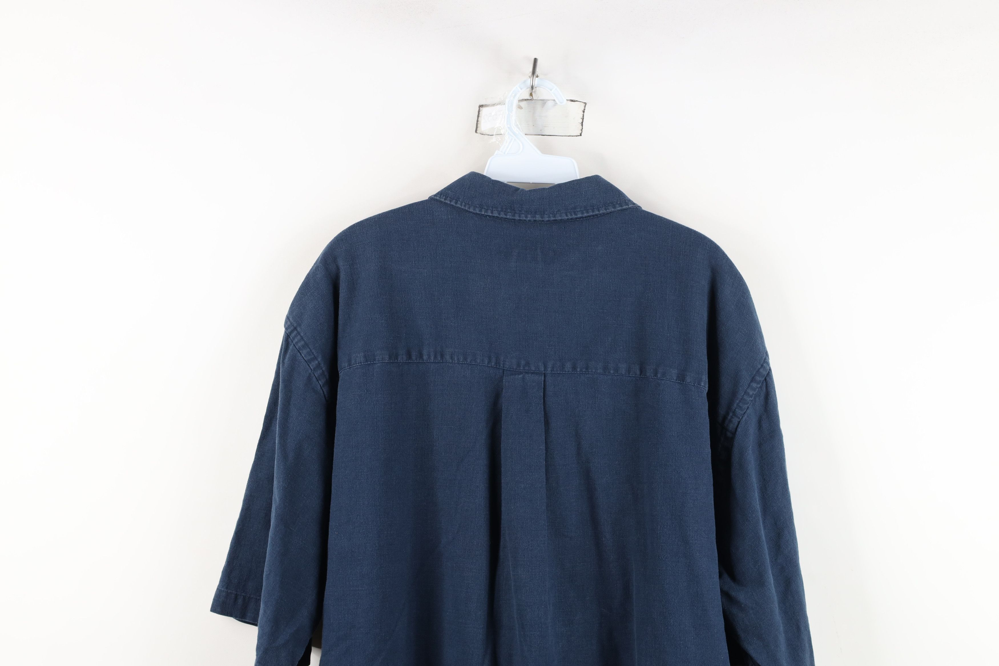 Vintage Vintage 90s Streetwear Collared Short Sleeve Button Shirt Size US XL / EU 56 / 4 - 13 Thumbnail
