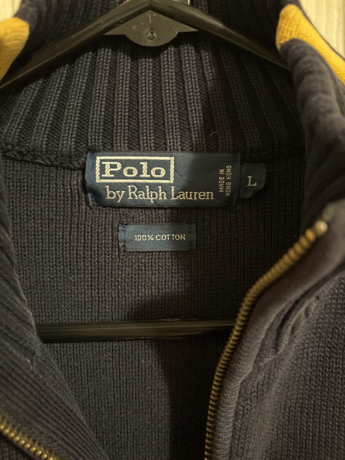 Polo Ralph Lauren Polo Ralph Lauren zip-up sweater Size US L / EU 52-54 / 3 - 4 Thumbnail