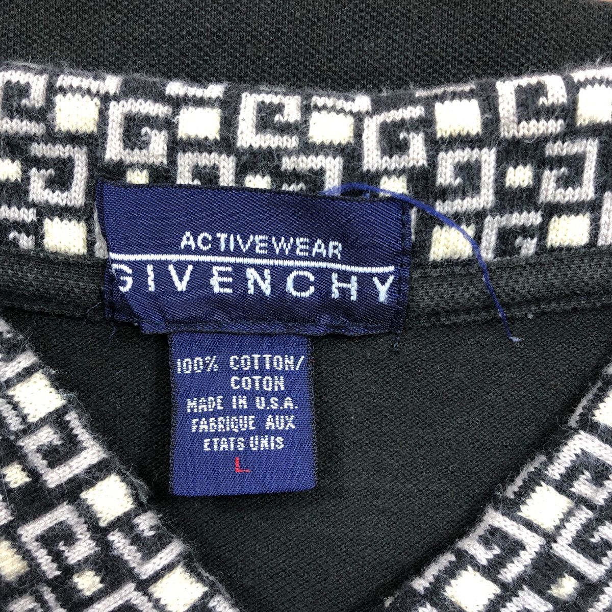 Givenchy × Vintage Pick!! Vtg GIVENCHY Embroidery Faded Long Sleeve Polo Shirt Size US L / EU 52-54 / 3 - 5 Thumbnail