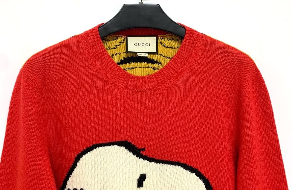 Gucci Gucci Snoopy long-sleeved sweater limited knitwear 2501-Nex Size US L / EU 52-54 / 3 - 9 Thumbnail