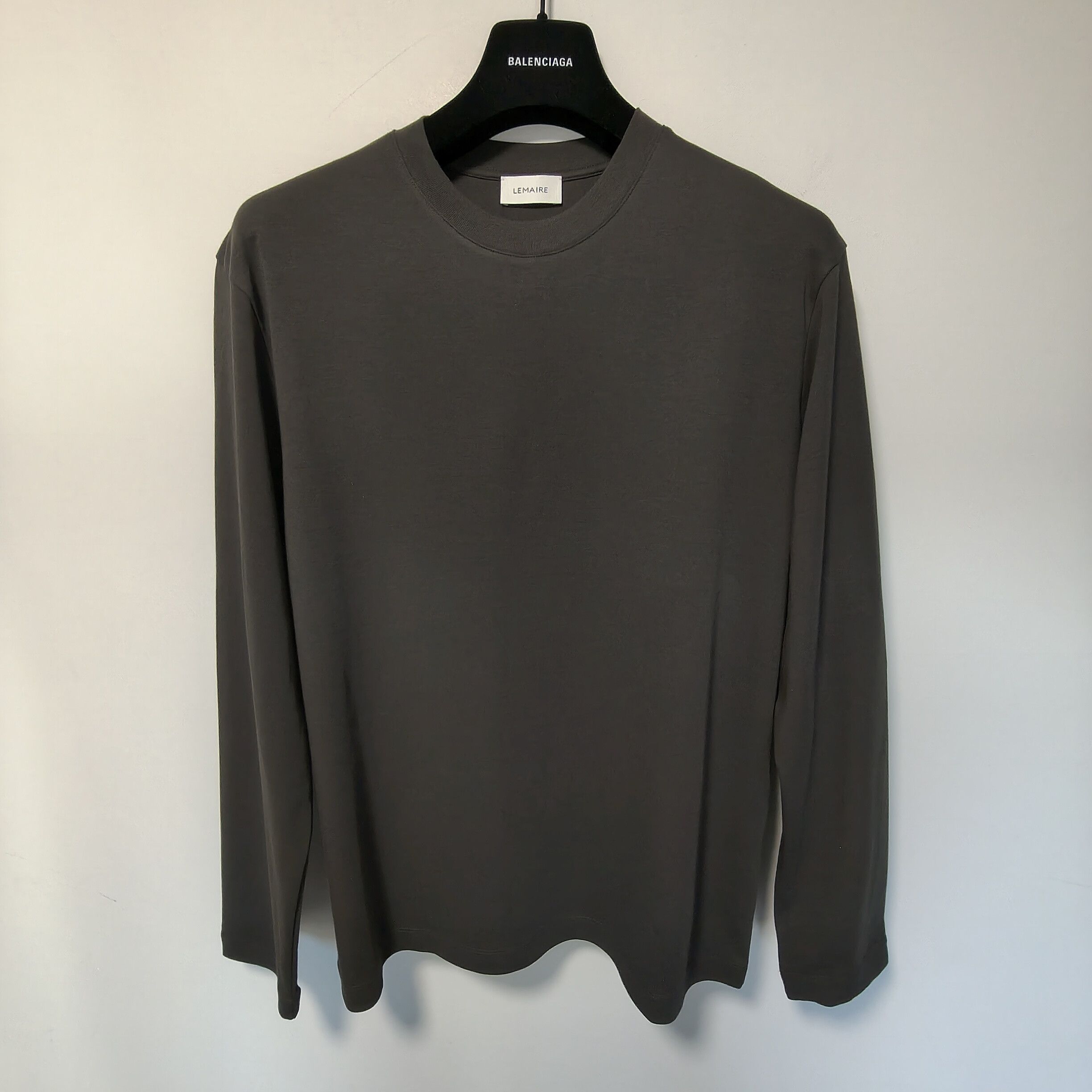 Lemaire Soft cotton longsleeve t-shirt Size US L / EU 52-54 / 3 - 1 Thumbnail