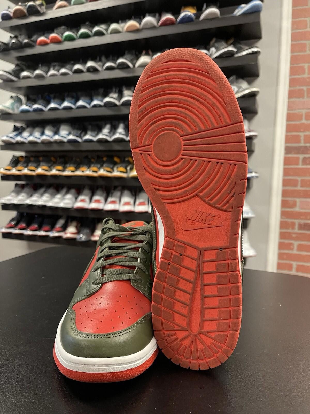 Nike Size 12 - Nike Dunk Low Retro BTTYS Cargo Khaki Mystic Red Size US 12 / EU 45 - 8 Thumbnail