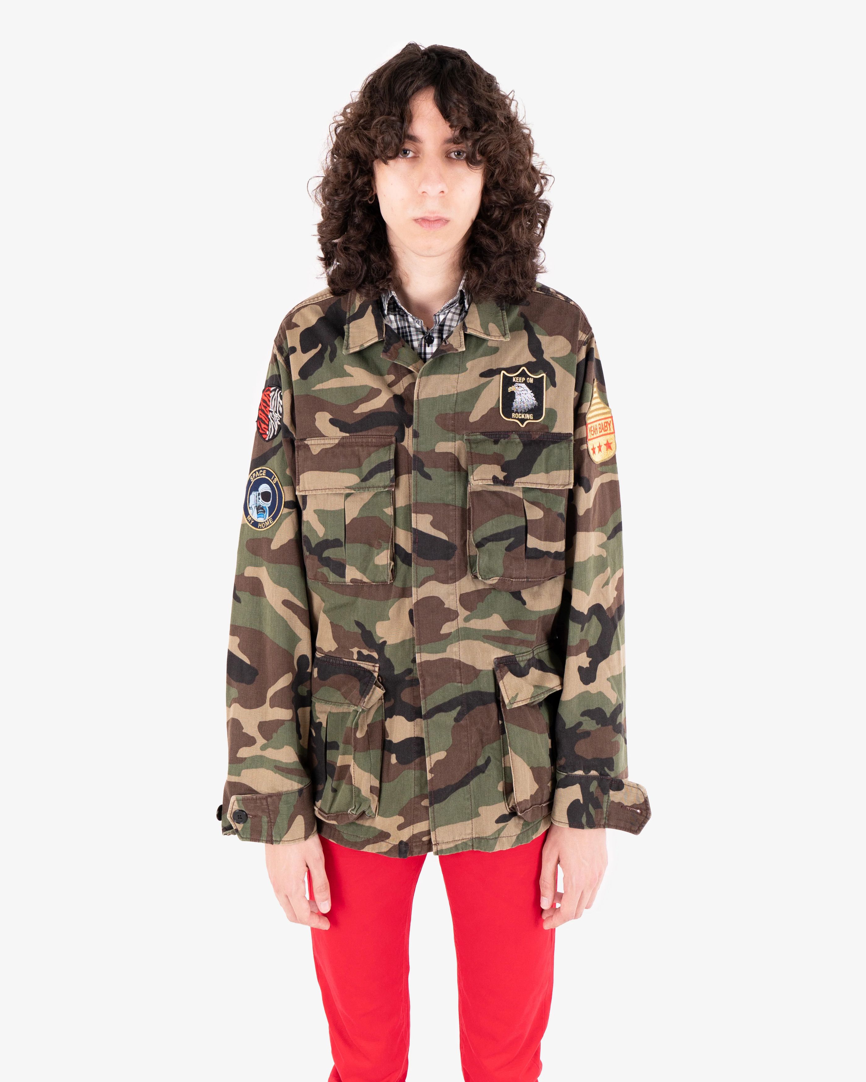 Saint Laurent Paris Yeah Baby Camo Jacket (SS16) Size US S / EU 44-46 / 1 - 4 Thumbnail