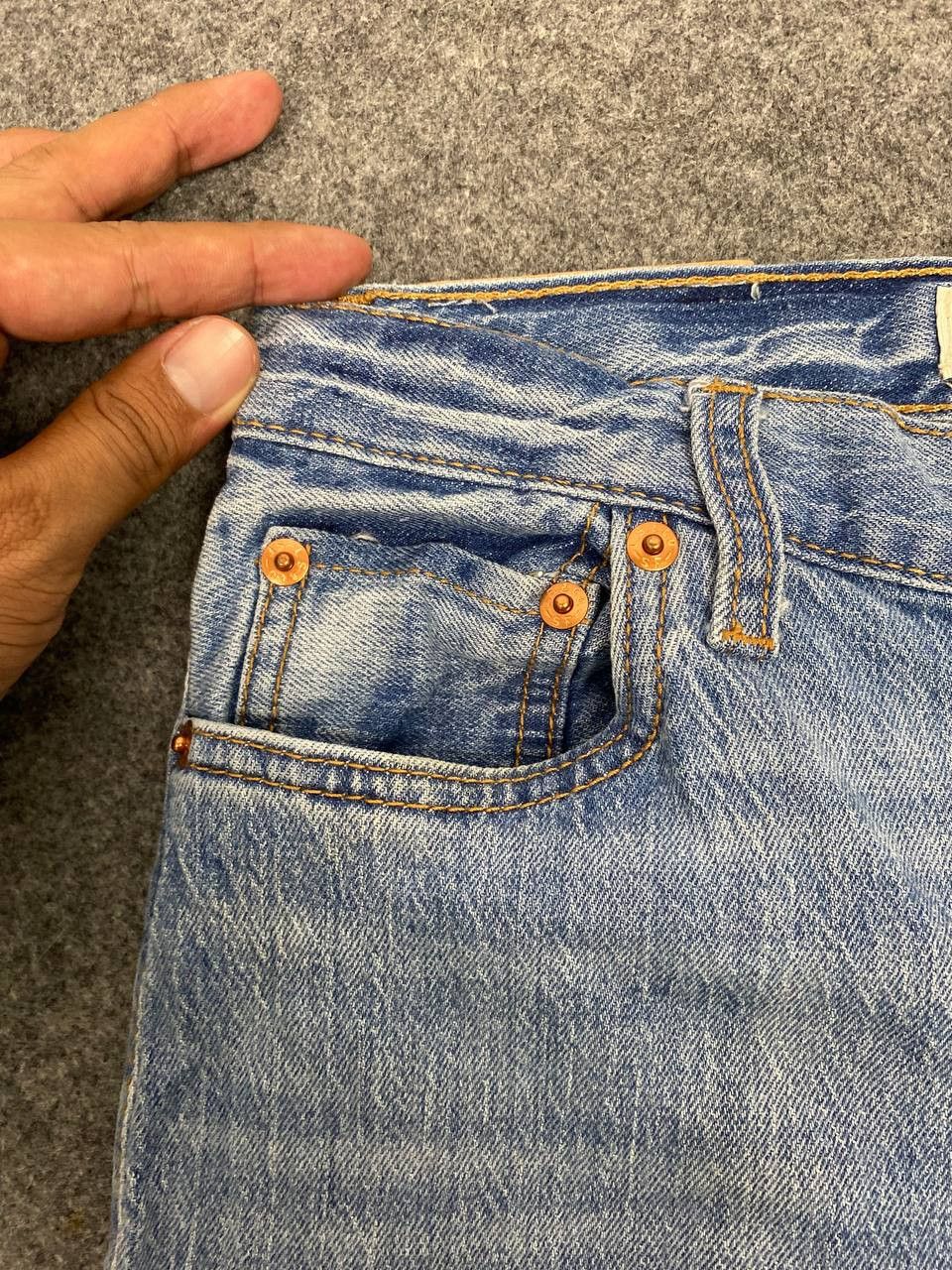Levi's levis 501 skinny lightwash denim Size US 28 / EU 44 - 9 Thumbnail
