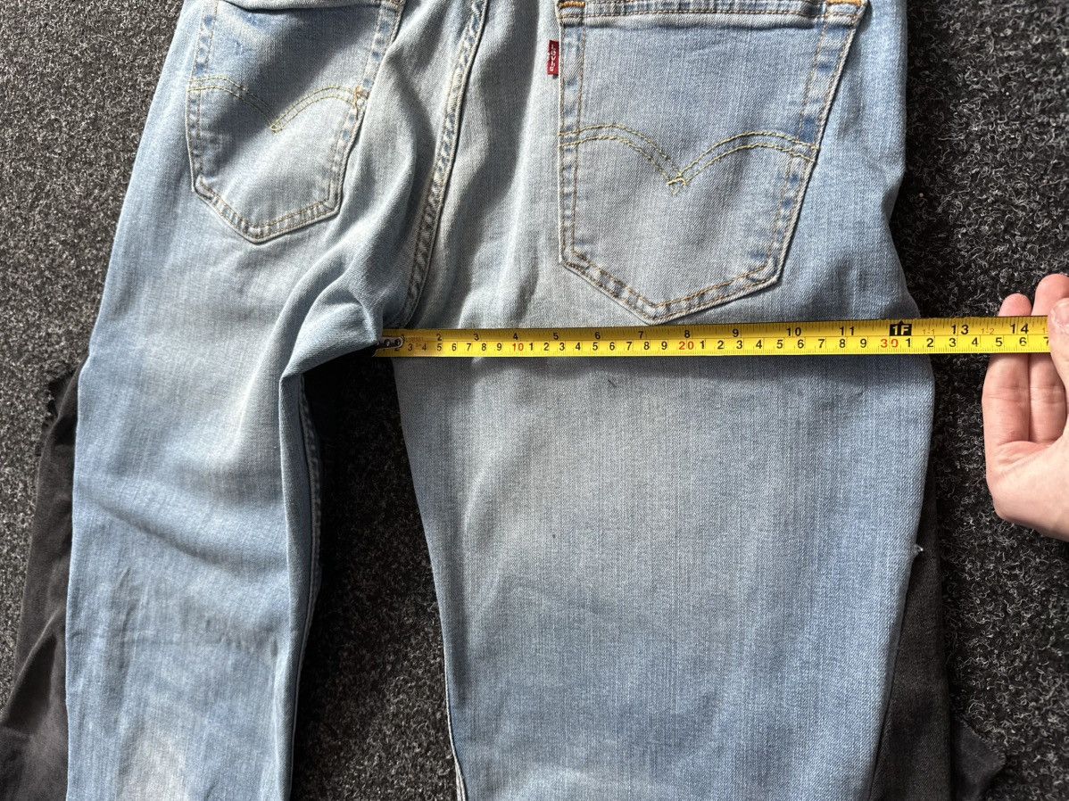 If Six Was Nine × Levi's 🚨GRAIL CUSTOM DENIM JEANS 2in1 ULTRA BAGGY Y2K JAPANESE STYL Size US 33 - 19 Thumbnail