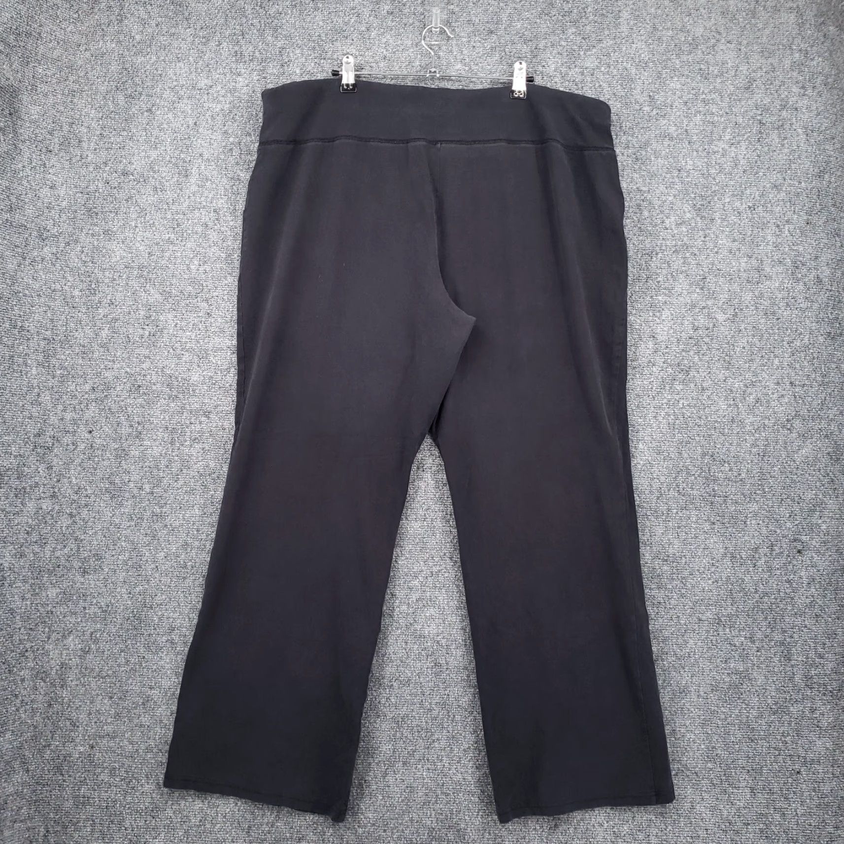 Vintage Livi Active Leggings Womens 22/24 Black High Rise Stretch Pull On Yoga Gym Ankle Size 40" / US 18 - 2 Thumbnail