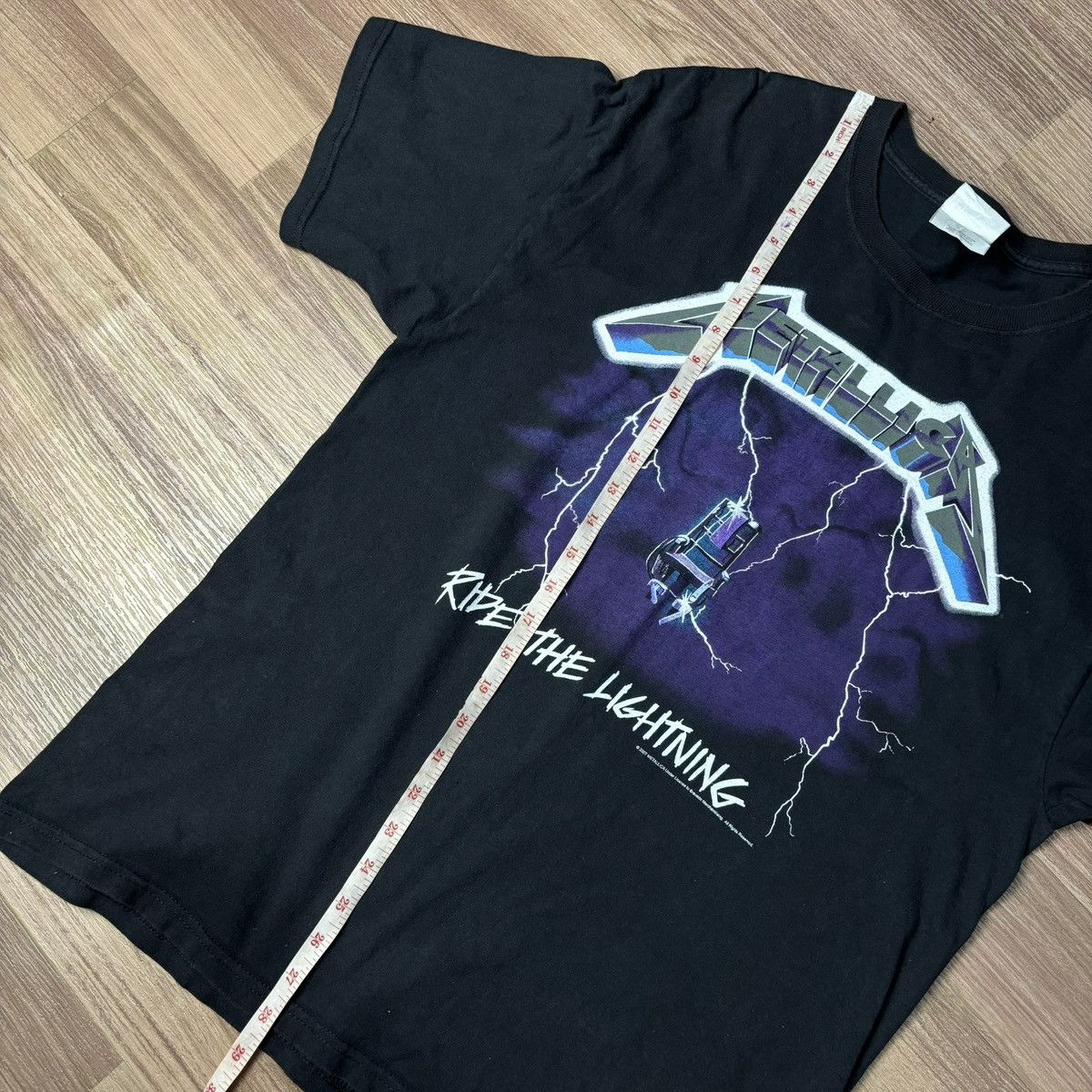 Metallica Vintage Metallica tee Ride The Lightning T-Shirt Size US L / EU 52-54 / 3 - 7 Thumbnail