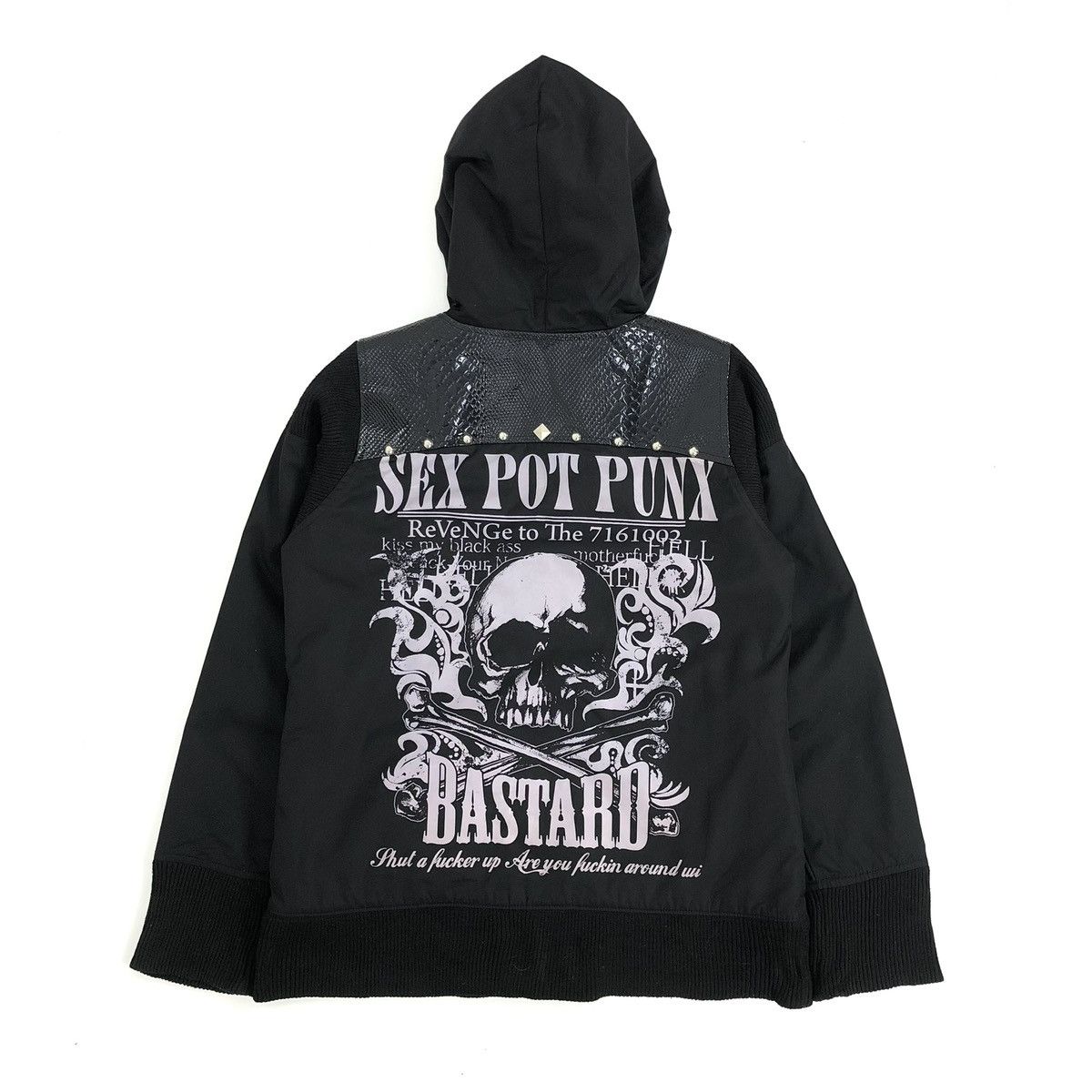 Sex Pot ReVeNGe 2000s Sex Pot Revenge Punk Bastrad Studded Zip Hoodie Size US M / EU 48-50 / 2 - 1 Thumbnail