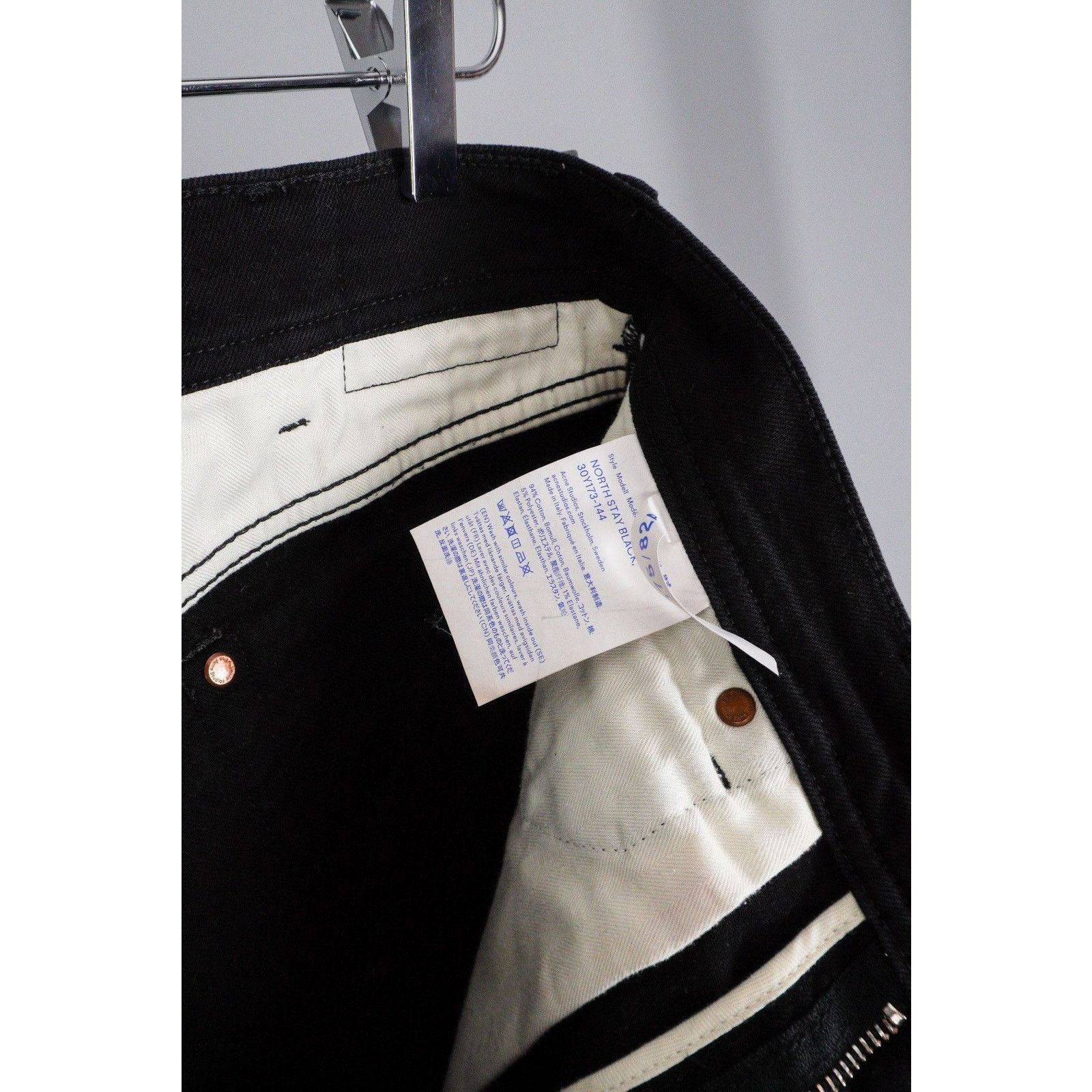 Acne Studios Acne studios bla konst north stay black pants jeans Size US 30 / EU 46 - 8 Thumbnail