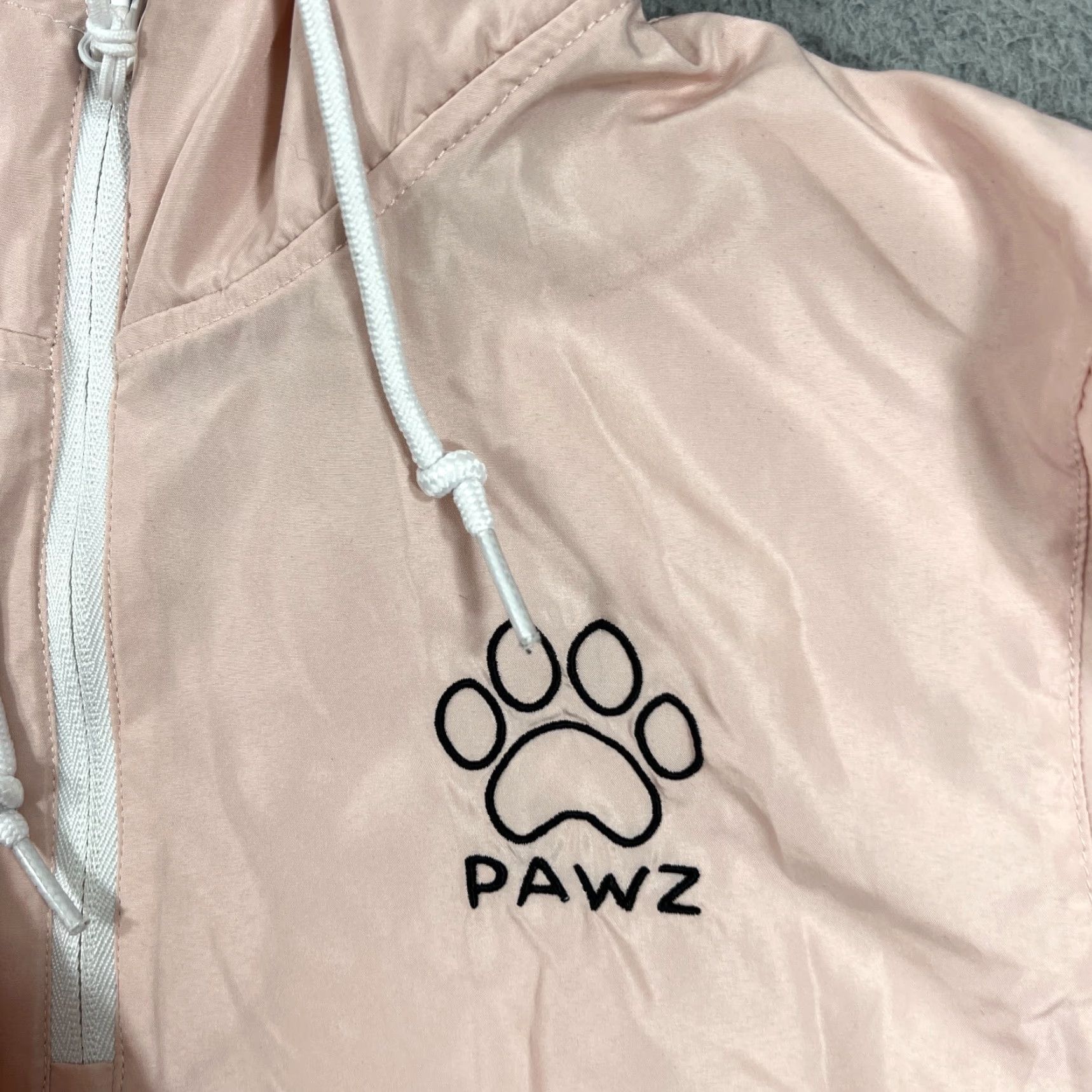 Pinko PAWZ Hoodie Womens Small Pink Windbreaker Zip Crop Jacket Size S / US 4 / IT 40 - 6 Thumbnail