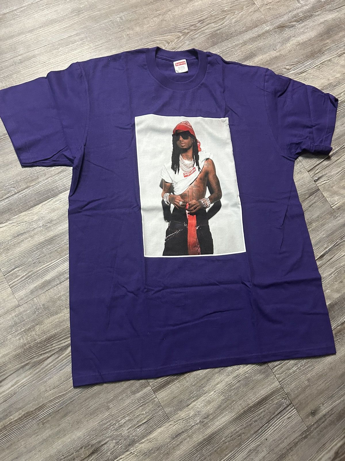 Supreme Playboi Carti Photo Tee Purple Size L