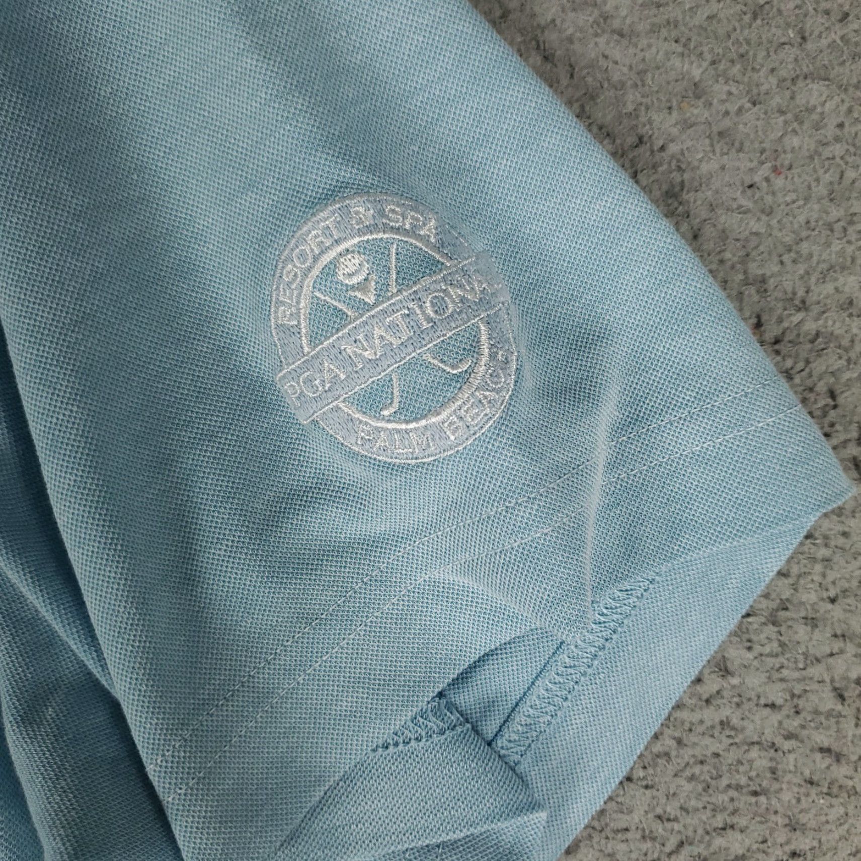 TravisMathew Travis Mathew Polo Shirt Mens M Light Blue Palm Beach Golf Short Sleeve Polo Shirt Size US M / EU 48-50 / 2 - 3 Thumbnail