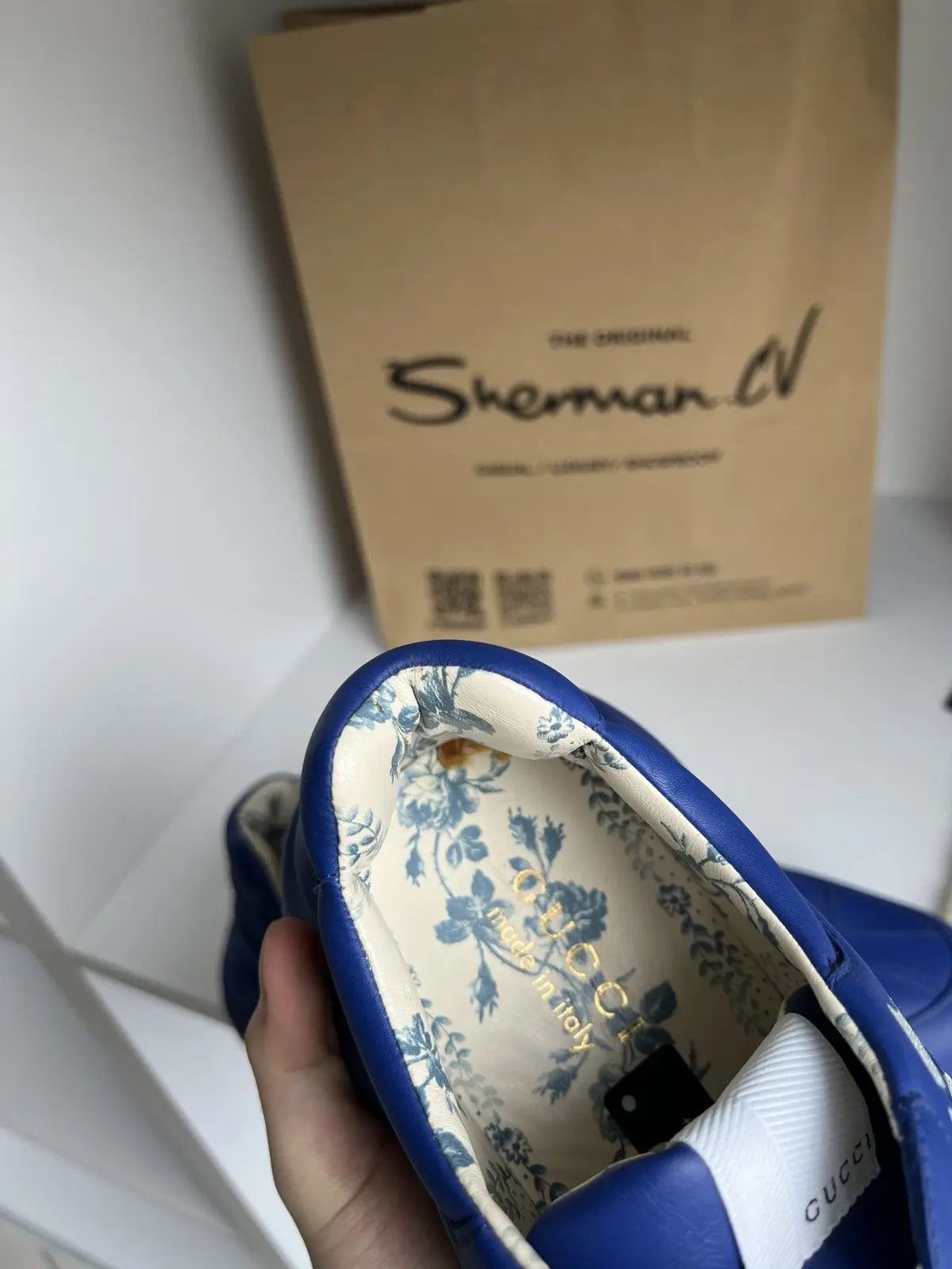 Gucci Vintage Gucci Men’s Rhyton Sneakers with NY Yankees Print Size US 9.5 / EU 42-43 - 14 Thumbnail