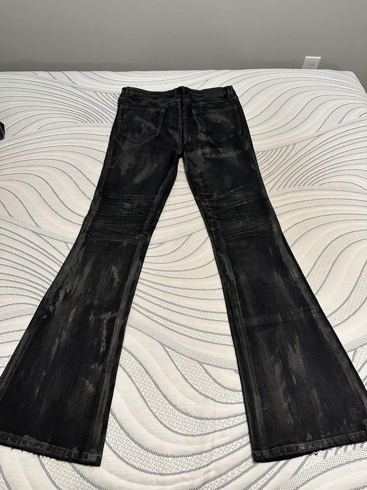 Other Black Flared Denim Size US 34 / EU 50 - 2 Thumbnail
