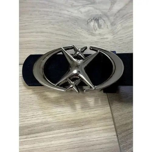 Japanese Brand Black Triple Star Belt Size 30 - 1 Thumbnail