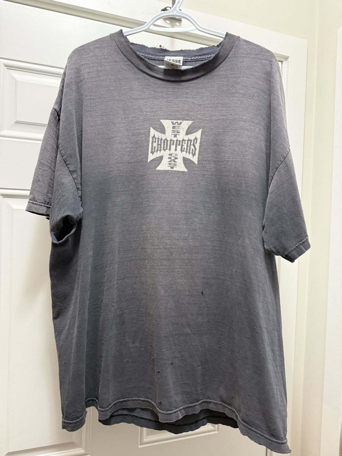 West Coast Choppers Jesse James West Coast Choppers Iron Cross Thrashed Fade Size US XXL / EU 58 / 5 - 2 Thumbnail