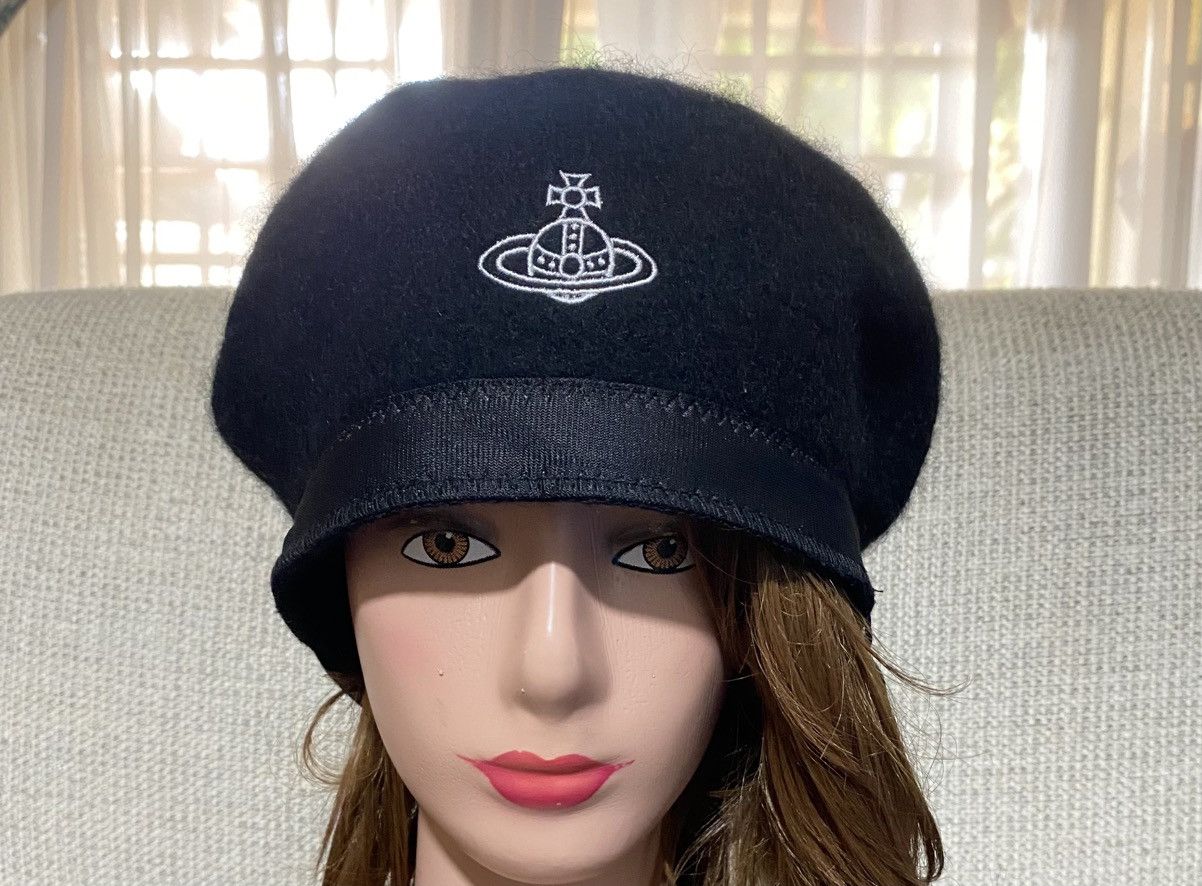 Vivienne Westwood Vivienne Westwood Iconic Embroidered Reversible Wool Hats Size ONE SIZE - 6 Thumbnail