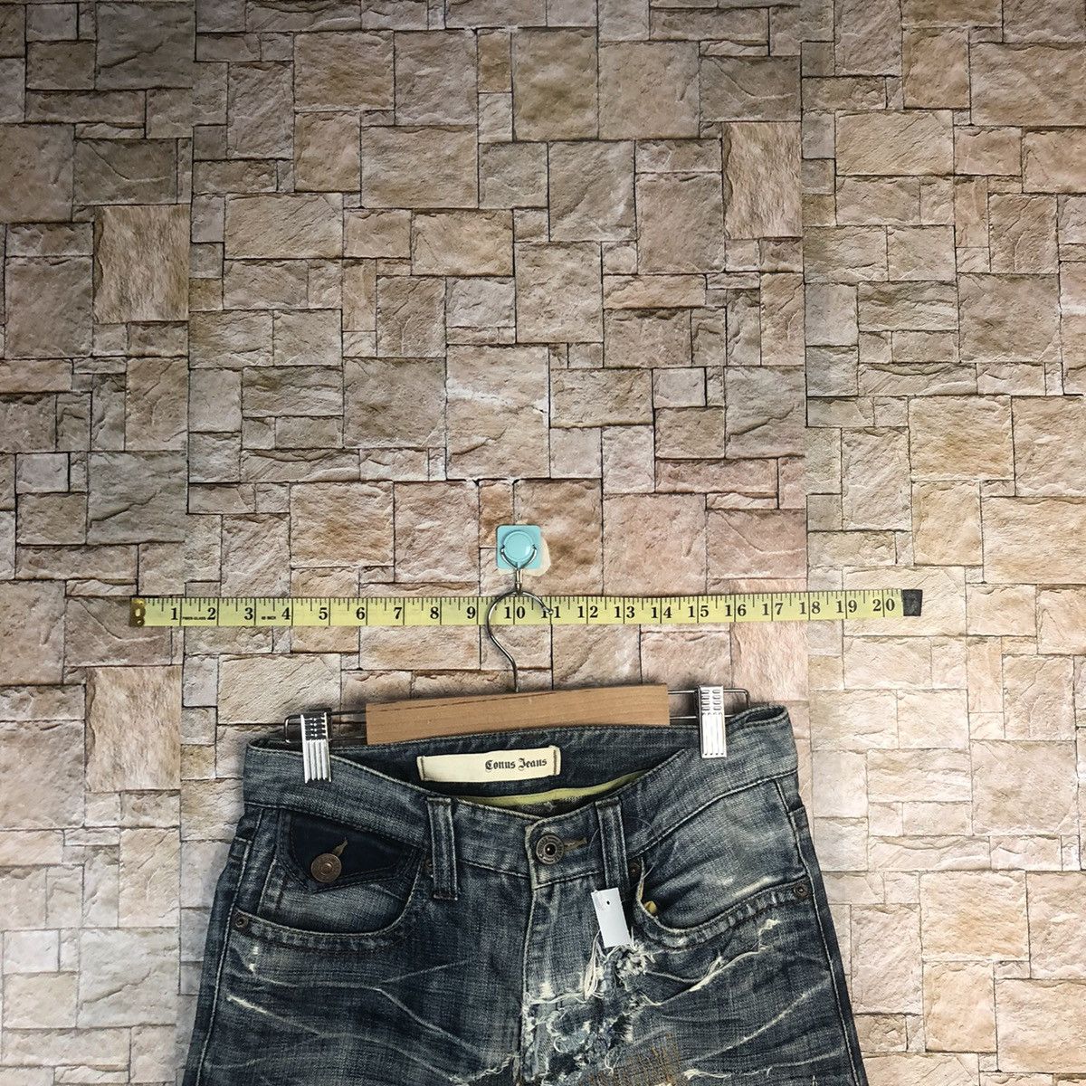 Japanese Brand Conus Jeans Blue Distressed Denim Pants #A56 Size US 31 - 4 Thumbnail