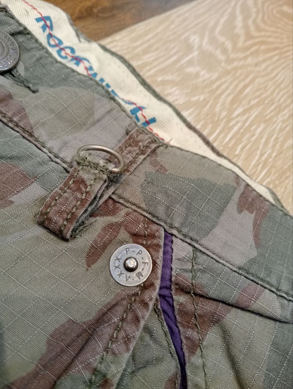 PPFM VINTAGE PPFM JAPAN CAMO PARACHUTE CARGO PANTS Size US 29 - 6 Thumbnail