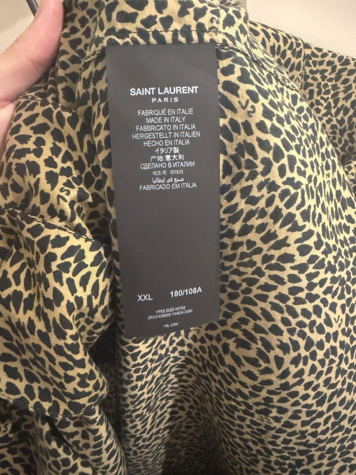 Saint Laurent Paris saint laurent paris tiger camo shirts Size US XXL / EU 58 / 5 - 4 Thumbnail