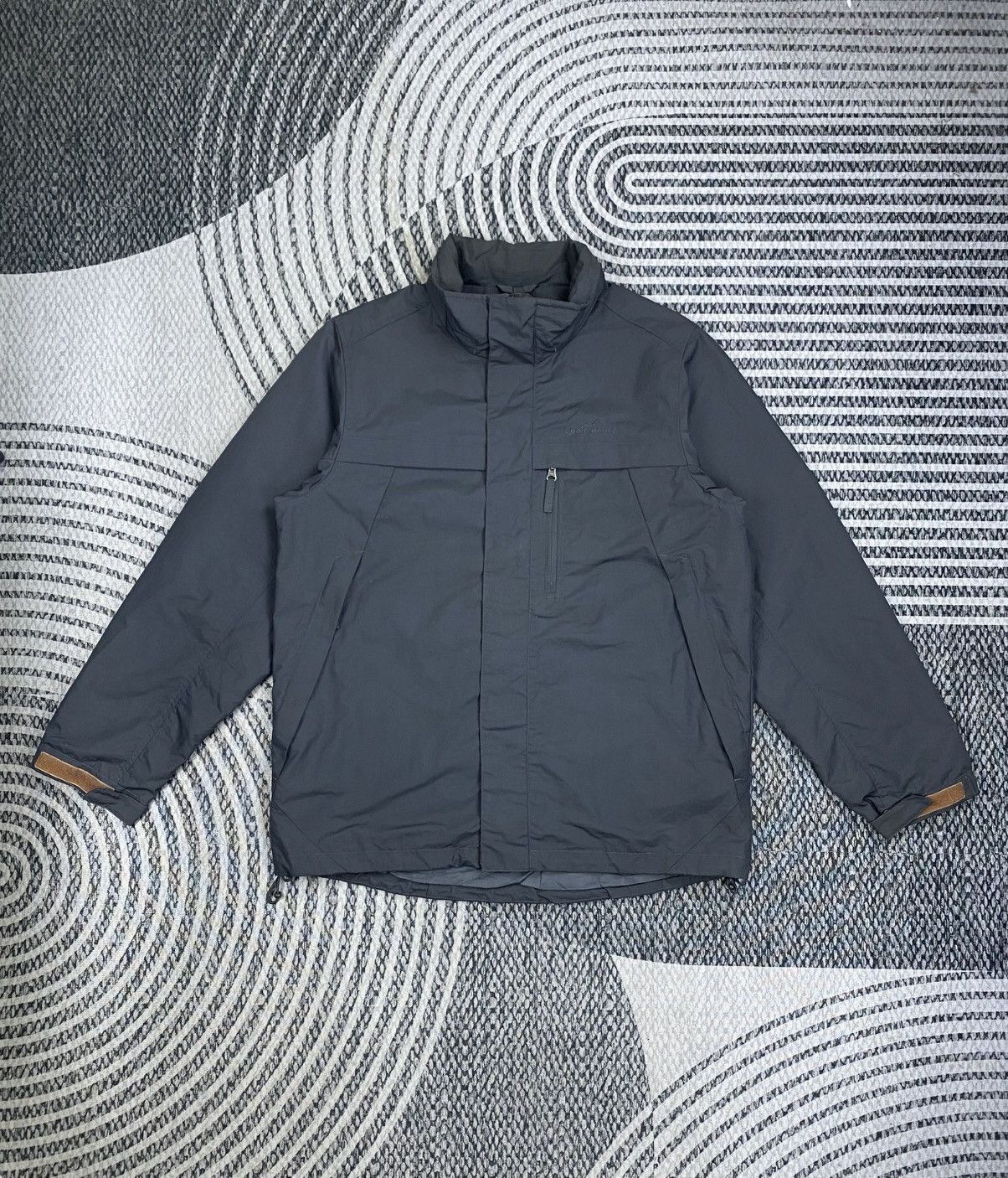 Eddie Bauer Vintage Eddie Bauer Casual Grey Zipper Jacket Size US L / EU 52-54 / 3 - 1 Thumbnail