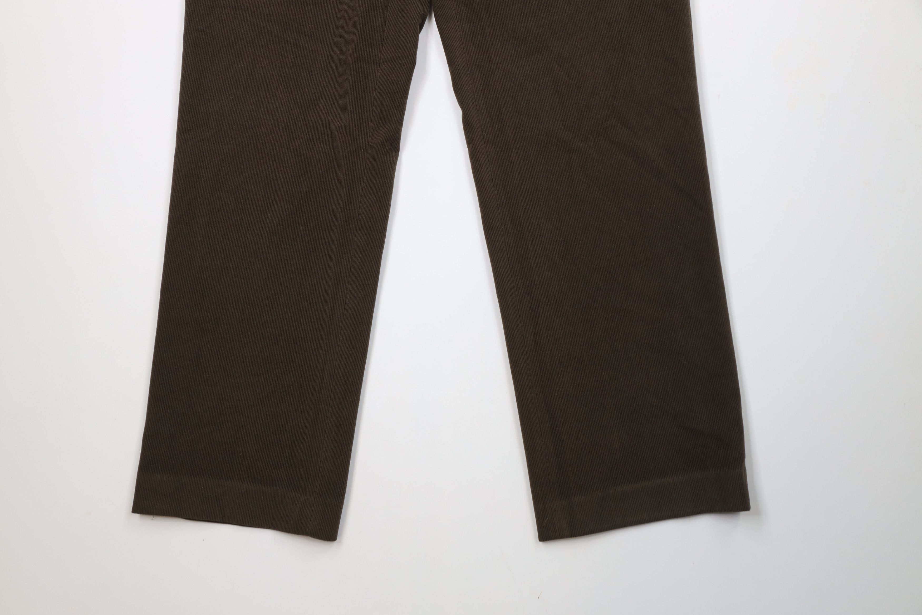Vintage Vintage 90s Streetwear Wide Leg Corduroy Chino Pants Brown Size US 36 / EU 52 - 4 Thumbnail