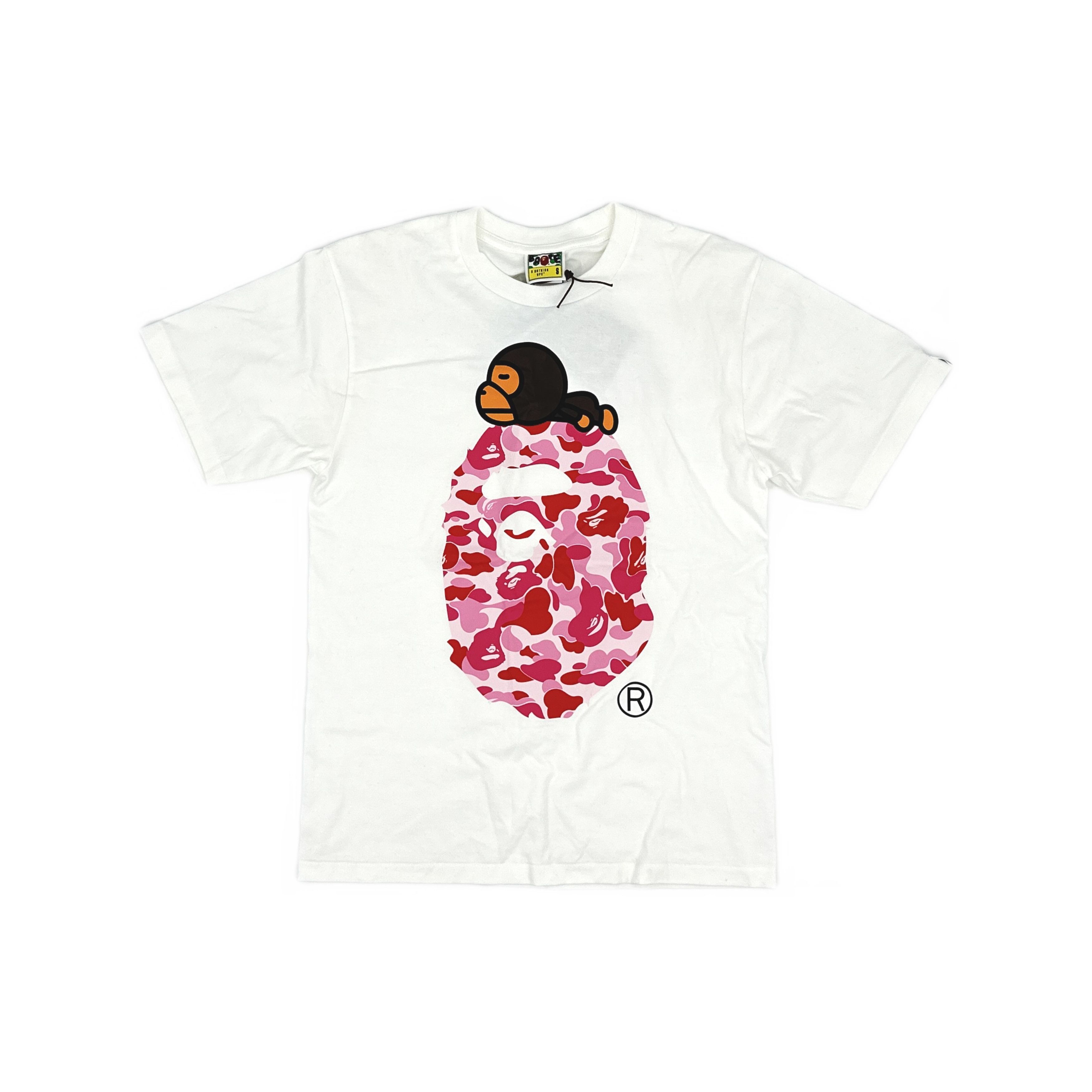 Bape A Bathing Ape Pink Camo Ape Head T-Shirt Size S Size US S / EU 44-46 / 1 - 1 Thumbnail