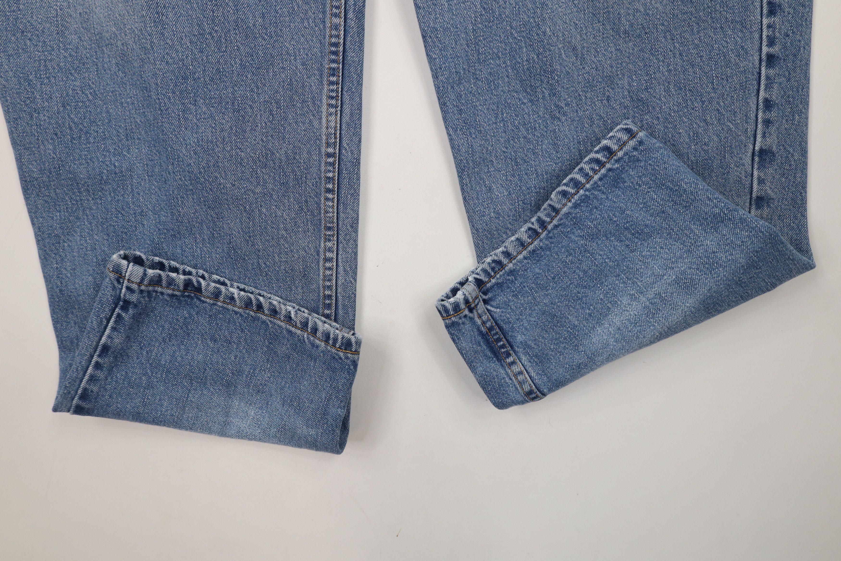 Levi's × Vintage Vintage 90s Levis 550 Relaxed Fit Denim Jeans Blue Cotton Size US 42 / EU 58 - 5 Thumbnail