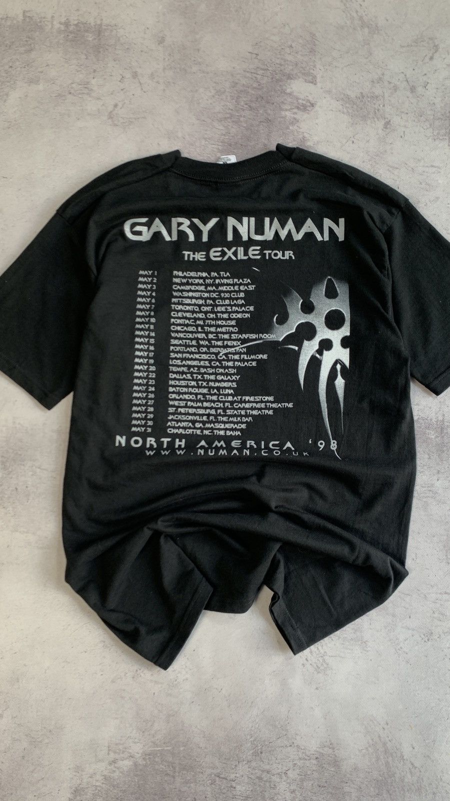 Band Tees × Vintage Vintage Gary Numan Exile 98 Tour T Shirt Size US L / EU 52-54 / 3 - 11 Thumbnail