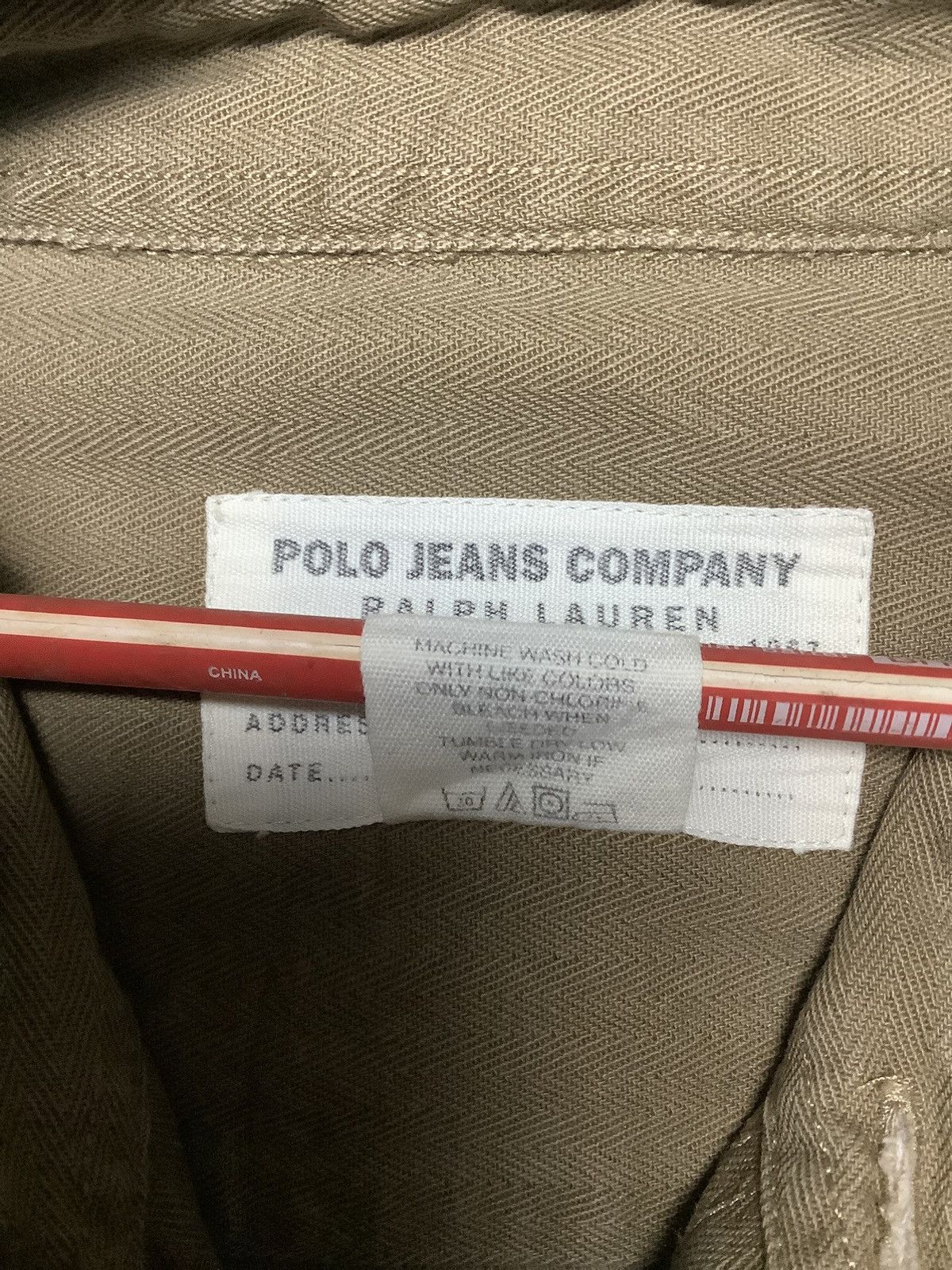 Polo Ralph Lauren × Ralph Lauren × Vintage Vintage Polo Ralph Lauren Military Style Shirt Size US S / EU 44-46 / 1 - 4 Thumbnail