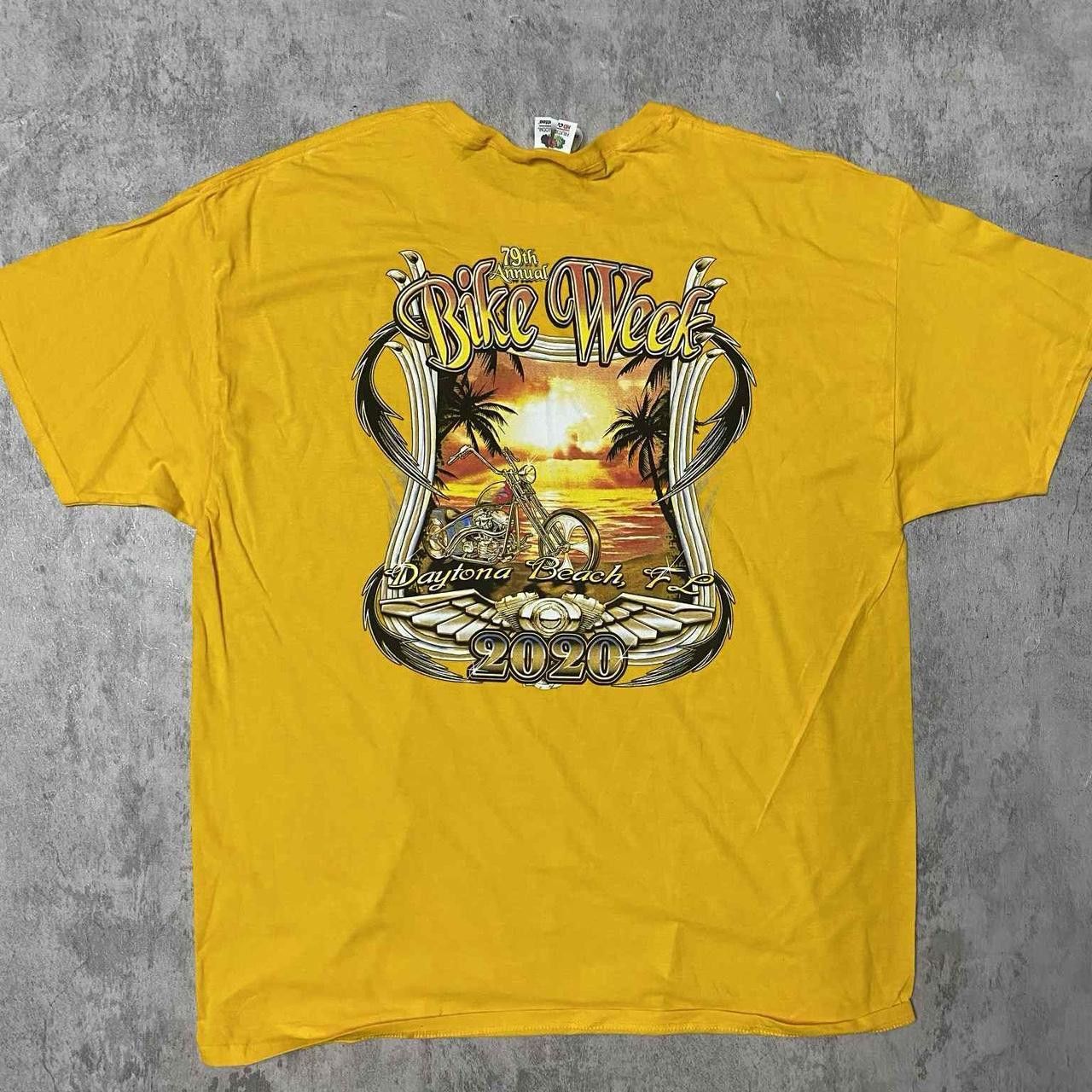 Other 2020 Wicked Horse yellow cotton T-shirt #bikerstyle Size US XXL / EU 58 / 5 - 4 Thumbnail
