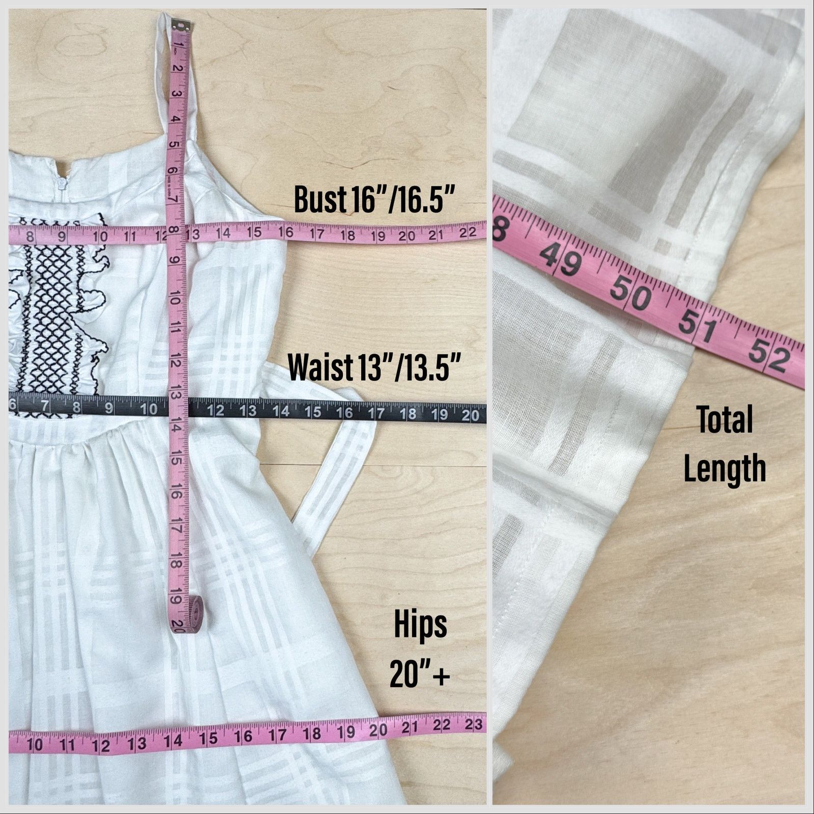 Vintage Vintage 1970s White Gauzy Cotton Sleeveless Prairie Sundress Size XS / US 0-2 / IT 36-38 - 5 Thumbnail