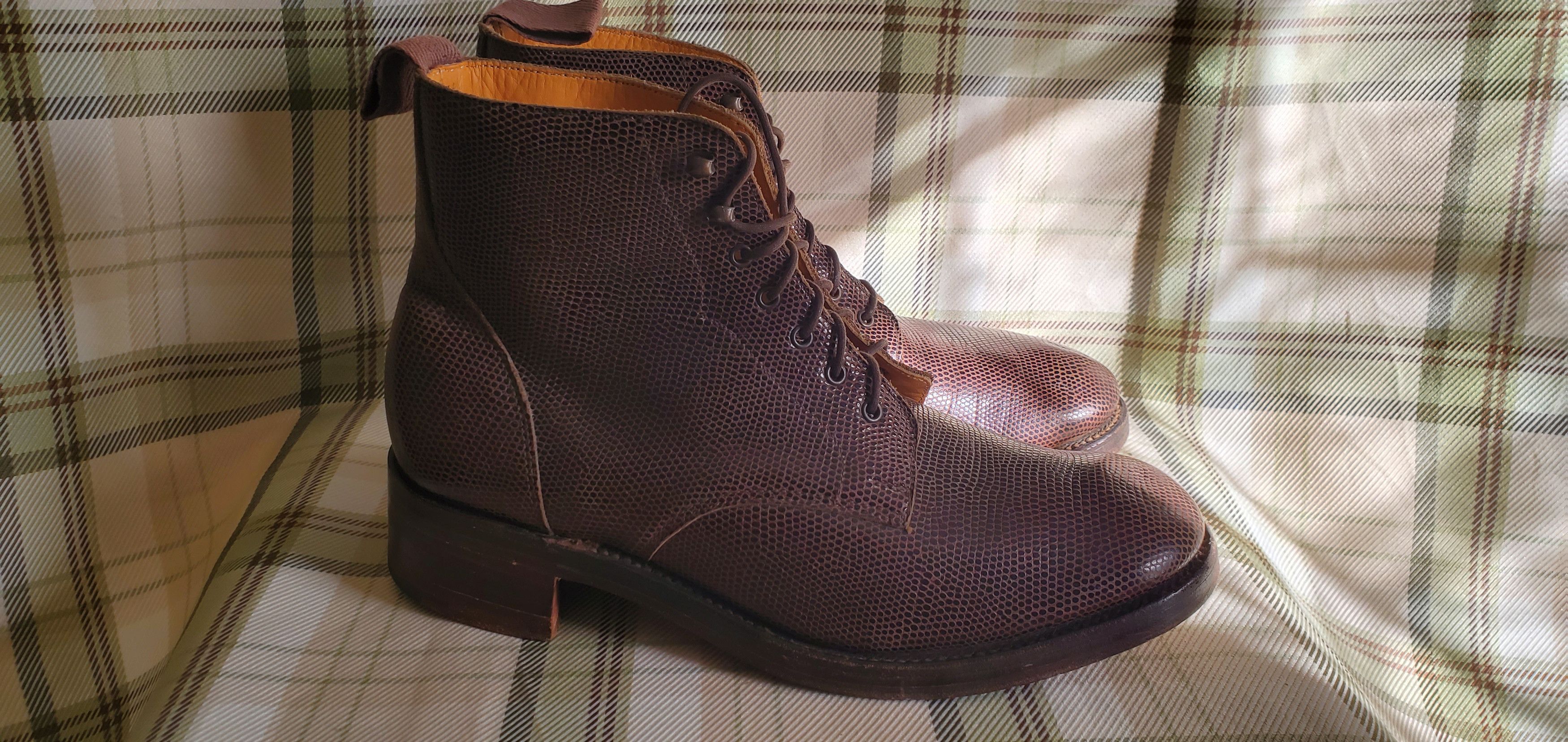 Jeffery West Jeffery West Lizard Leather Ankle Boots Size US 8 / EU 41 - 3 Thumbnail
