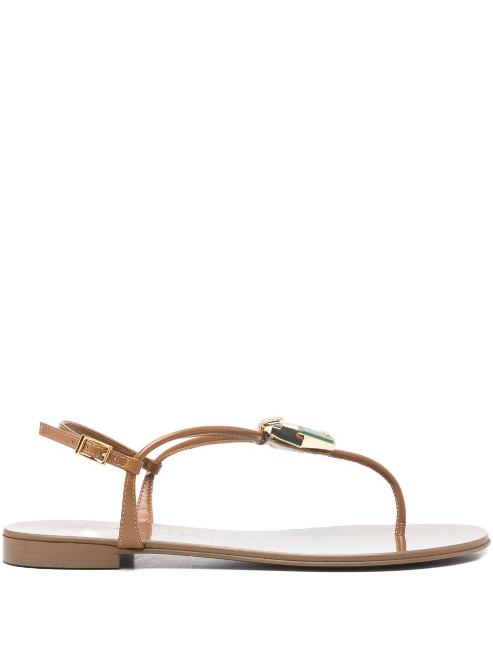 Giuseppe Zanotti ATLANTIDE THONG SANDALS Size US 7 / IT 37 - 1 Thumbnail