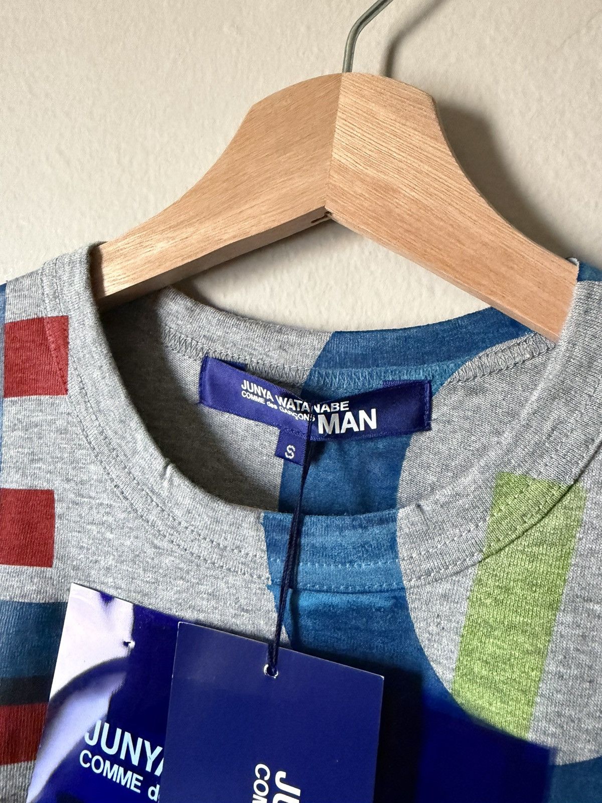 Junya Watanabe SS02 Junya Watanabe ‘Love’ Rainbow Print T-Shirt Size US S / EU 44-46 / 1 - 2 Thumbnail