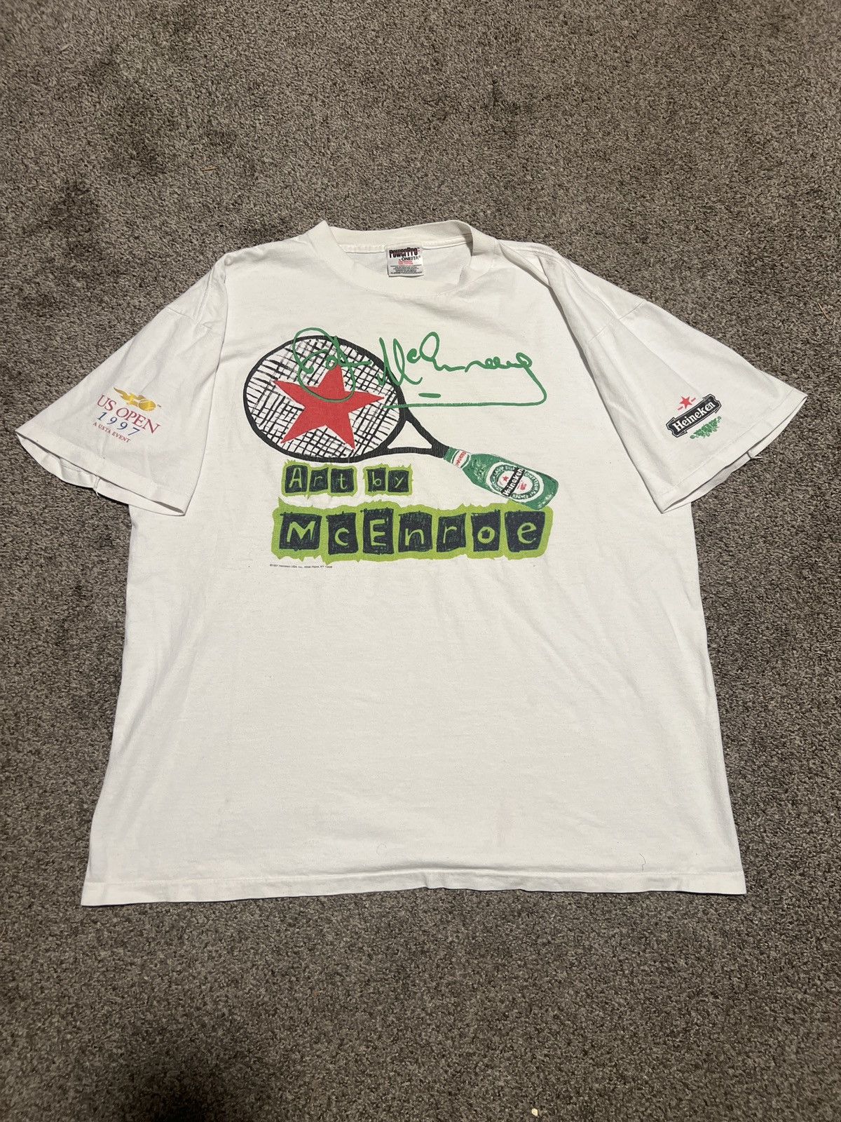 Heineken × Vintage Vintage 1997 US Open John McEnroe Heineken 