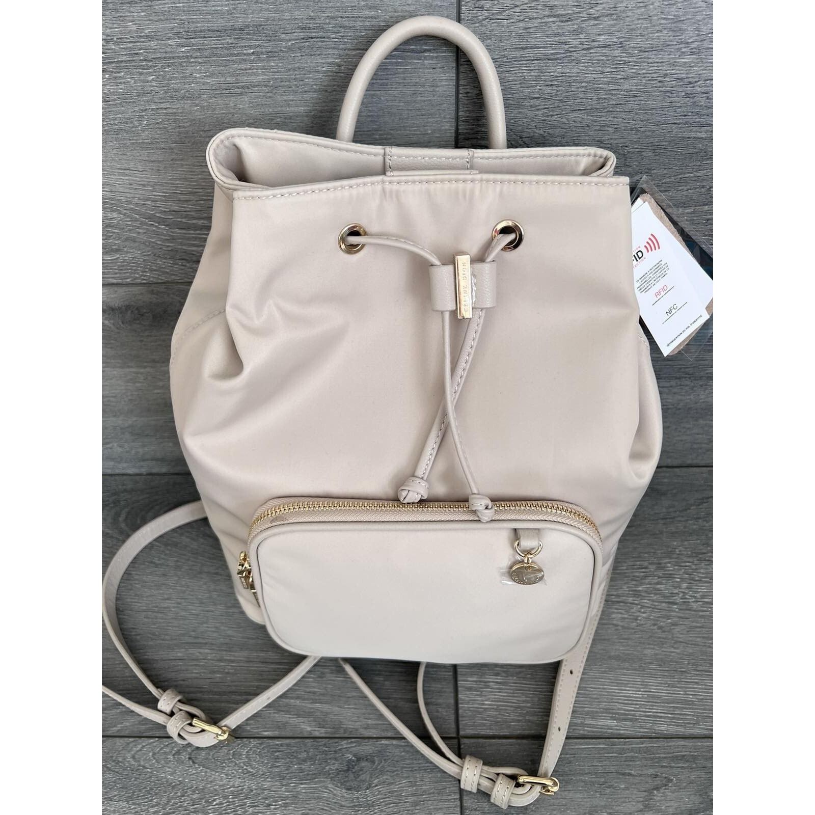 Celine CÉLINE DION Gray with gold Size Medium Bag B000489 Size ONE SIZE - 19 Thumbnail