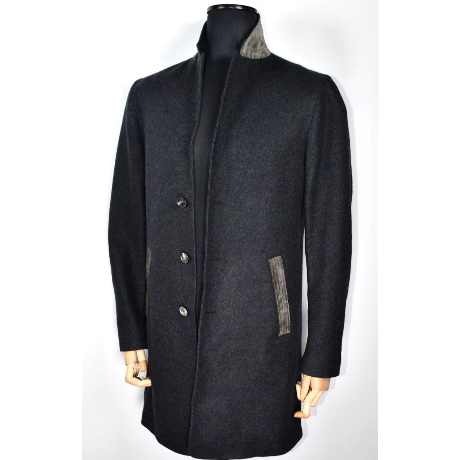 John Varvatos John Varvatos Collection Coat Wool size 48 Mens Jacket Size US M / EU 48-50 / 2 - 4 Thumbnail