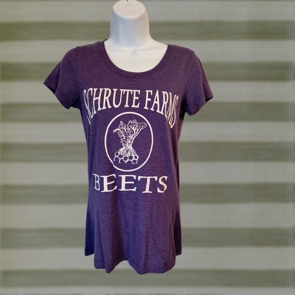 Bell The Office Schrute Farms Purple Shirt Size Small Rare Womens Juniors T Size S / US 4 / IT 40 - 1 Preview