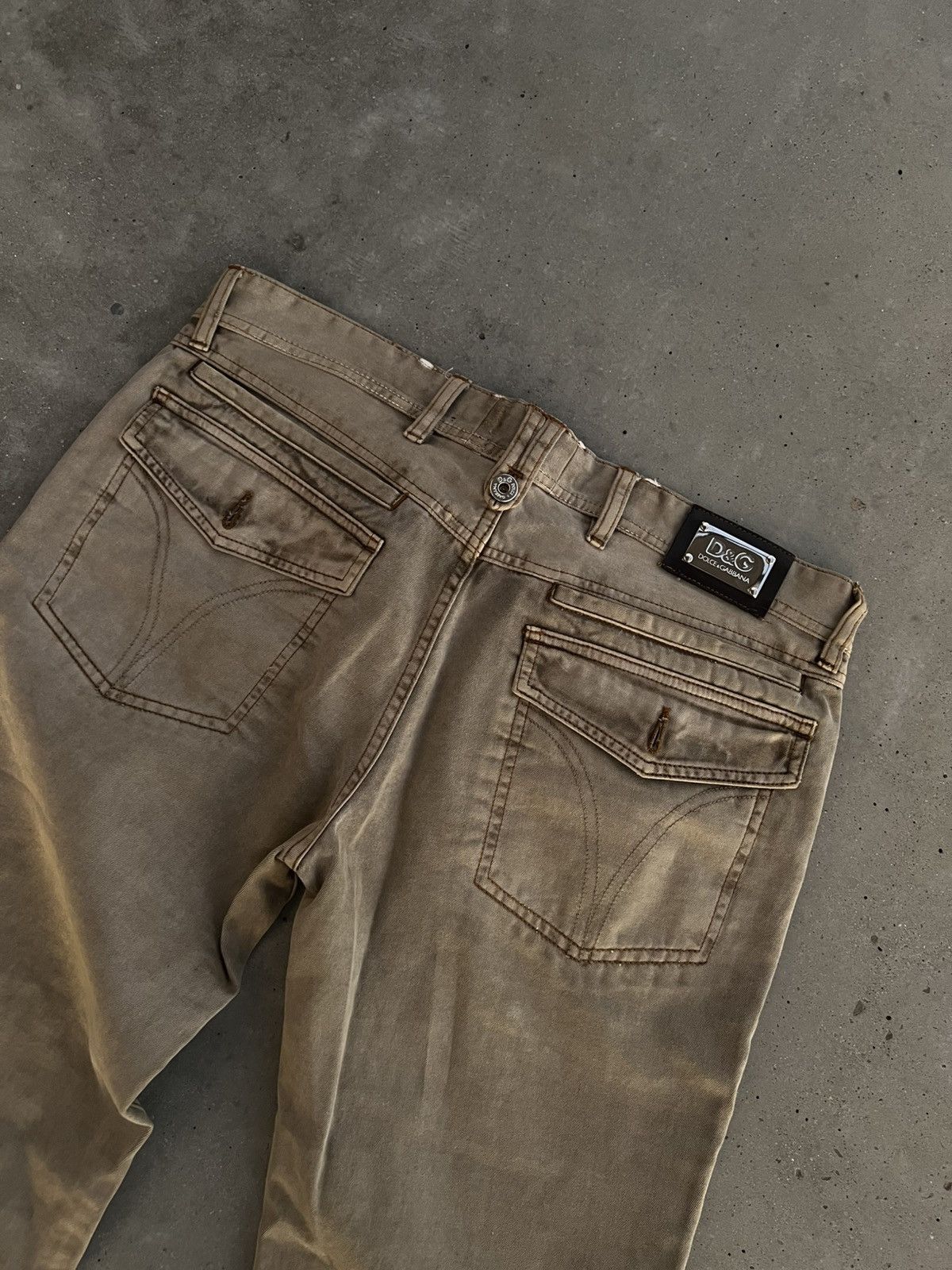 Dolce & Gabbana Dolce Gabbana denim jeans vintage distressed pants Size US 35 - 2 Thumbnail